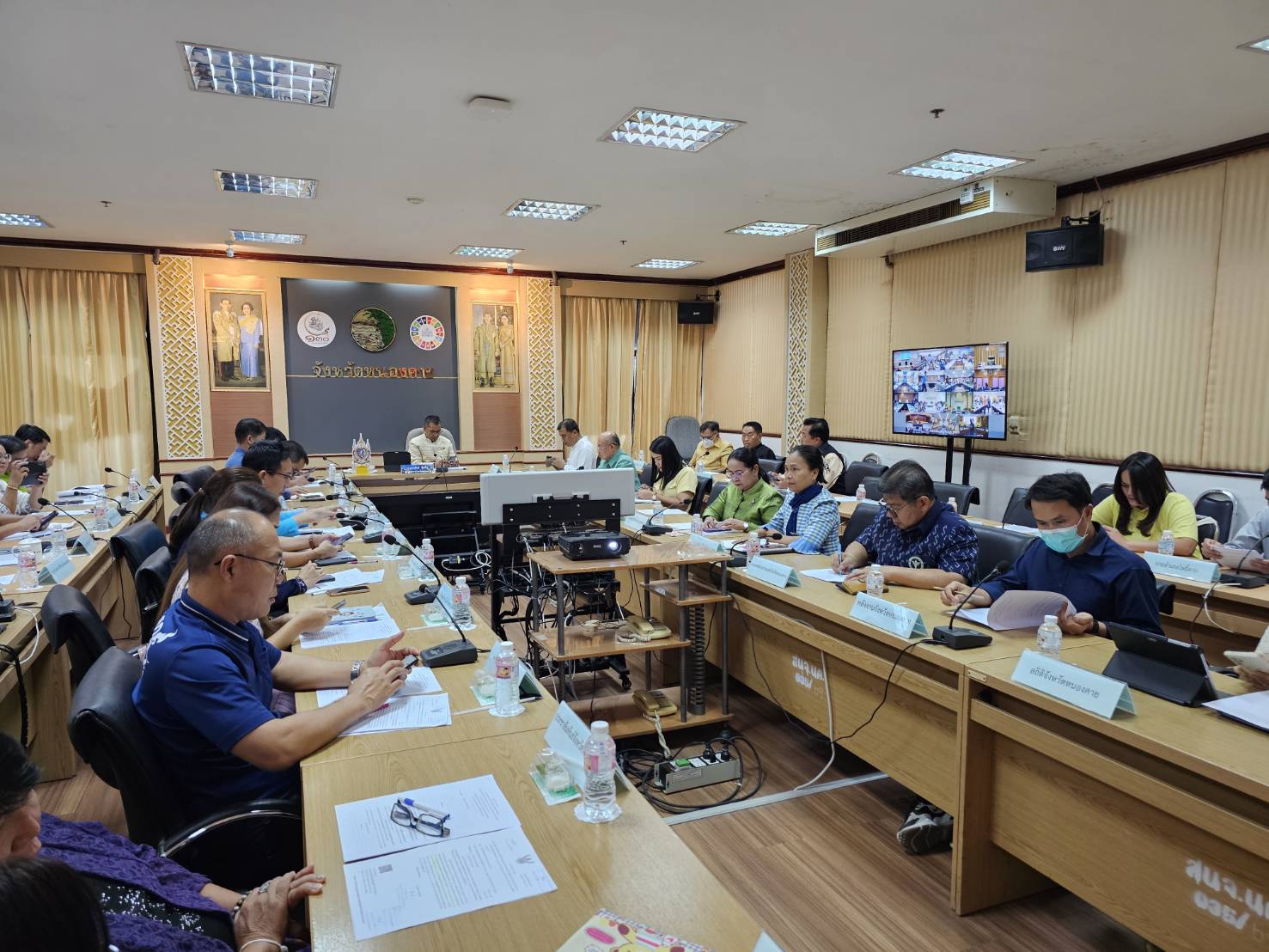 พช.หนองคาย ร่วมการประชุมเตรียมความพร้อมงานเฉลิมพระเกียรติ พระบาทสมเด็จพระเจ้าอยู่หัว เนื่องในโอกาสมหามงคล เฉลิมพระชนมพรรษา 6 รอบ 28 กรกฎาคม 2567 กระทรวงมหาดไทย