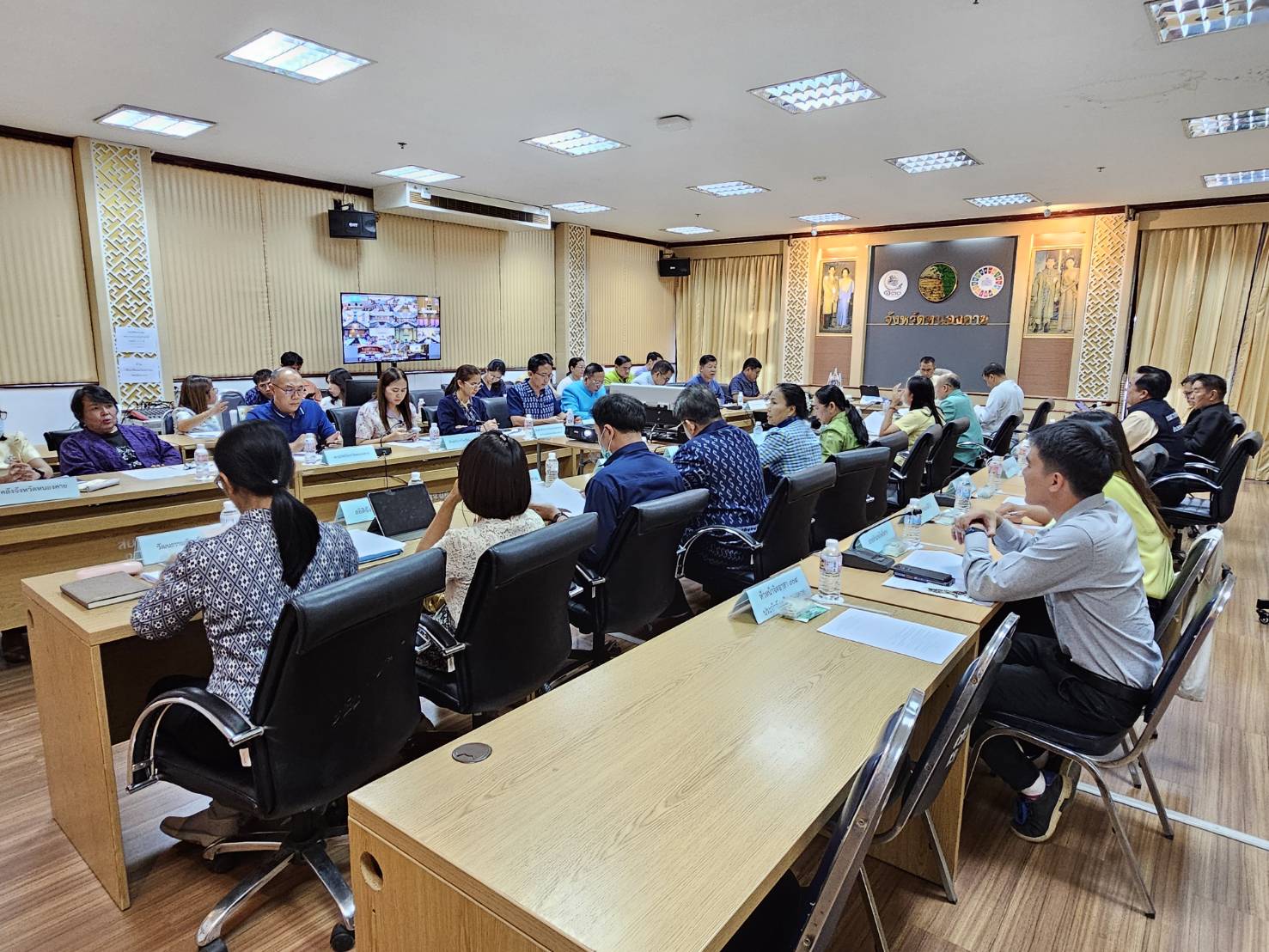 พช.หนองคาย ร่วมการประชุมเตรียมความพร้อมงานเฉลิมพระเกียรติ พระบาทสมเด็จพระเจ้าอยู่หัว เนื่องในโอกาสมหามงคล เฉลิมพระชนมพรรษา 6 รอบ 28 กรกฎาคม 2567 กระทรวงมหาดไทย