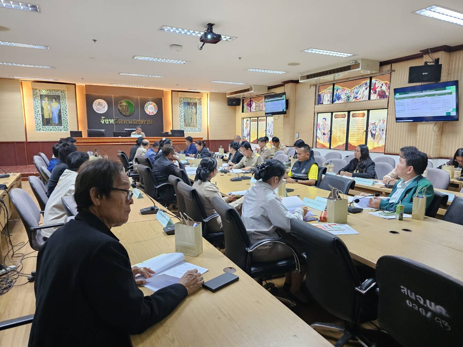 พช.หนองคาย ร่วมการประชุมคณะทำงานส่งเสริมพัฒนาอาชีพและการตลาด ครั้งที่ 1/2567 (ปีงบประมาณ 2567)