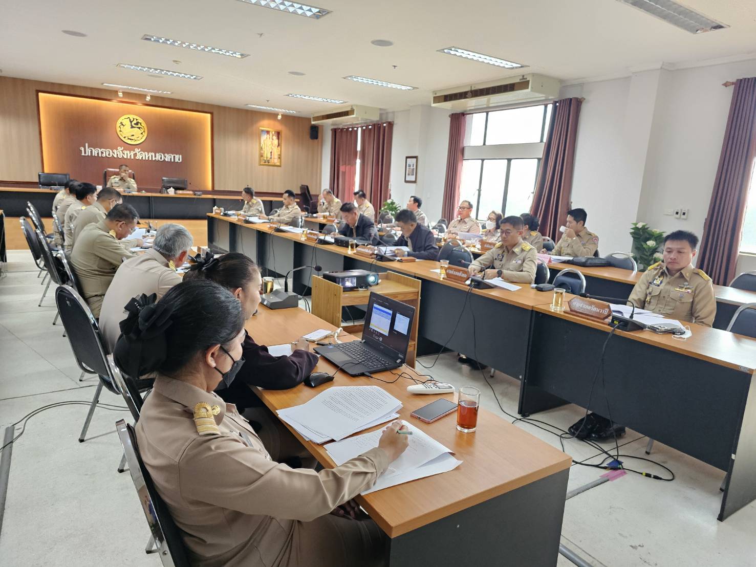 พช.หนองคาย ร่วมการประชุมนายอำเภอและหัวหน้าส่วนราชการสังกัดกระทรวงมหาดไทย ครั้งที่ 12/2566