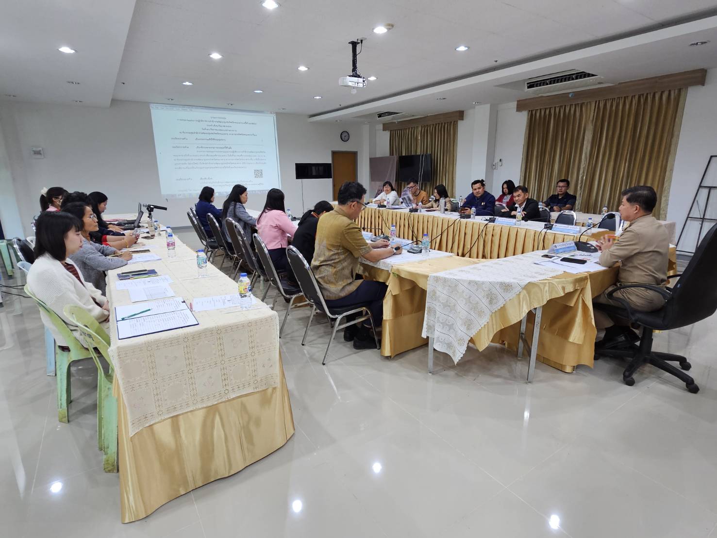 พช.หนองคาย จัดประชุมการประสานแผนการปฏิบัติราชการสำนักงานพัฒนาชุมชนจังหวัดหนองคาย ครั้งที่ 11/2566