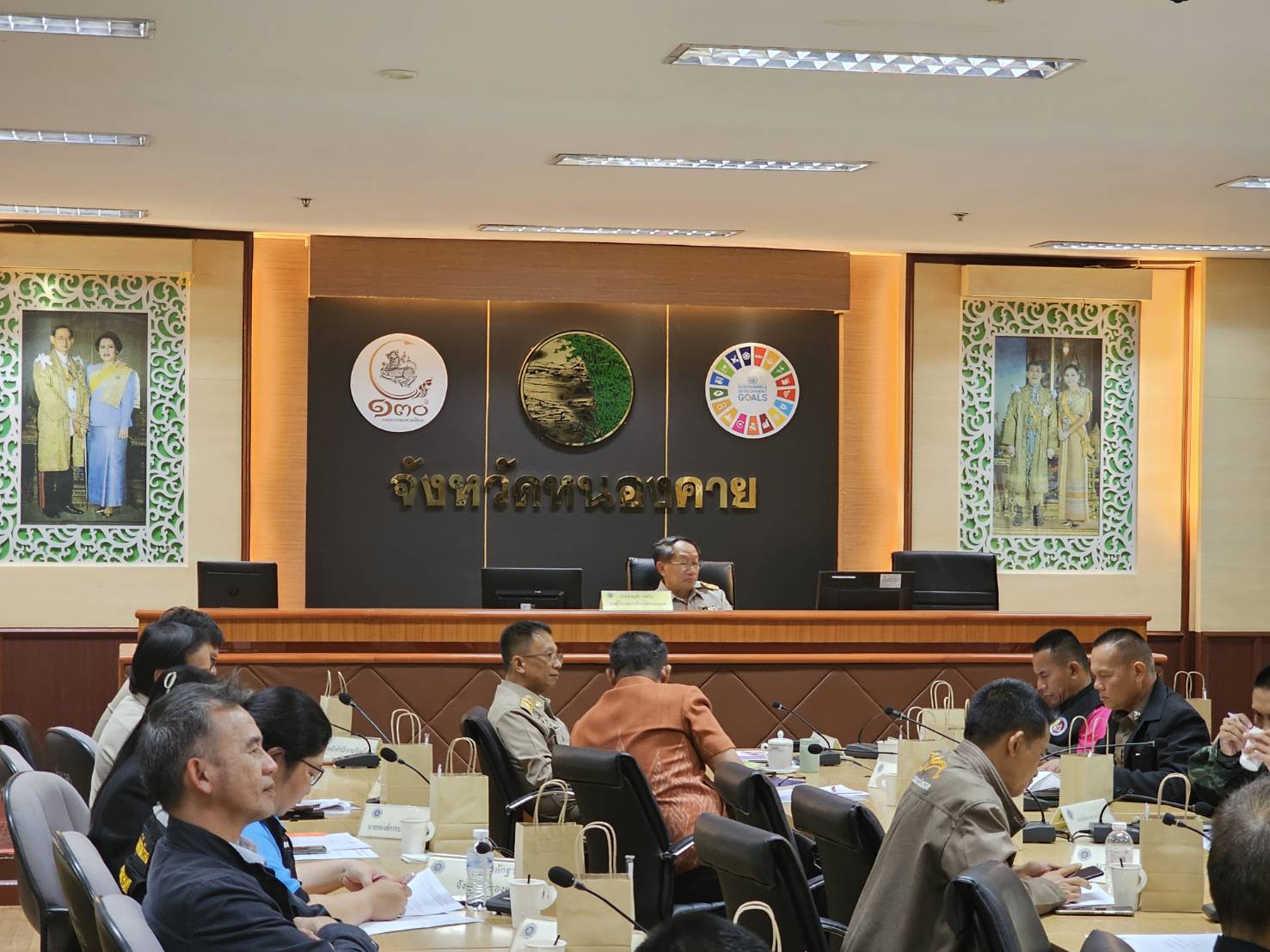 พช.หนองคาย ร่วมการประชุมคณะกรรมการศูนย์อำนวยการป้องกันและปราบปรามยาเสพติดจังหวัดหนองคาย (ศอ.ปส.จ.นค.) ครั้งที่ 12/2566