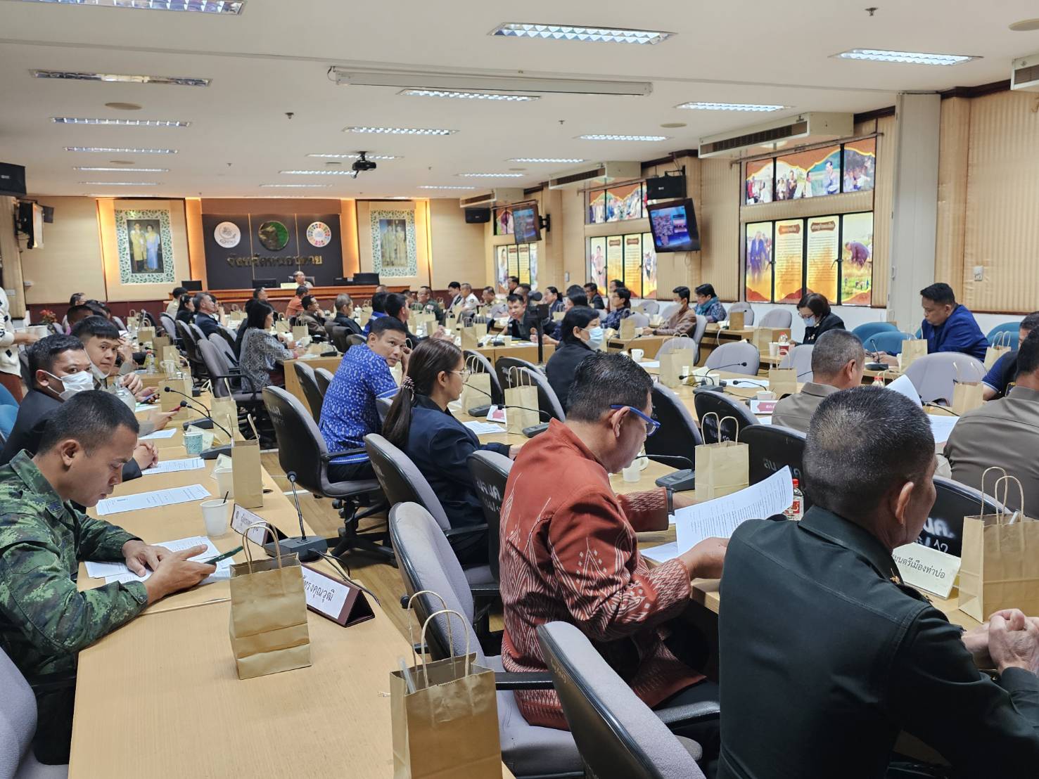 พช.หนองคาย ร่วมการประชุมคณะกรรมการศูนย์อำนวยการป้องกันและปราบปรามยาเสพติดจังหวัดหนองคาย (ศอ.ปส.จ.นค.) ครั้งที่ 12/2566