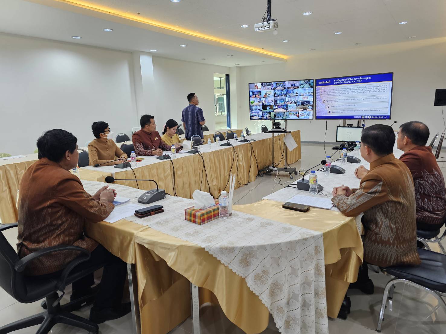 พช.หนองคาย ร่วมการประชุมชี้แจงแนวทางการประเมินส่วนราชการตามมาตรการปรับปรุงประสิทธิภาพในการปฏิบัติราชการ ประจำปีงบประมาณ พ.ศ. 2567