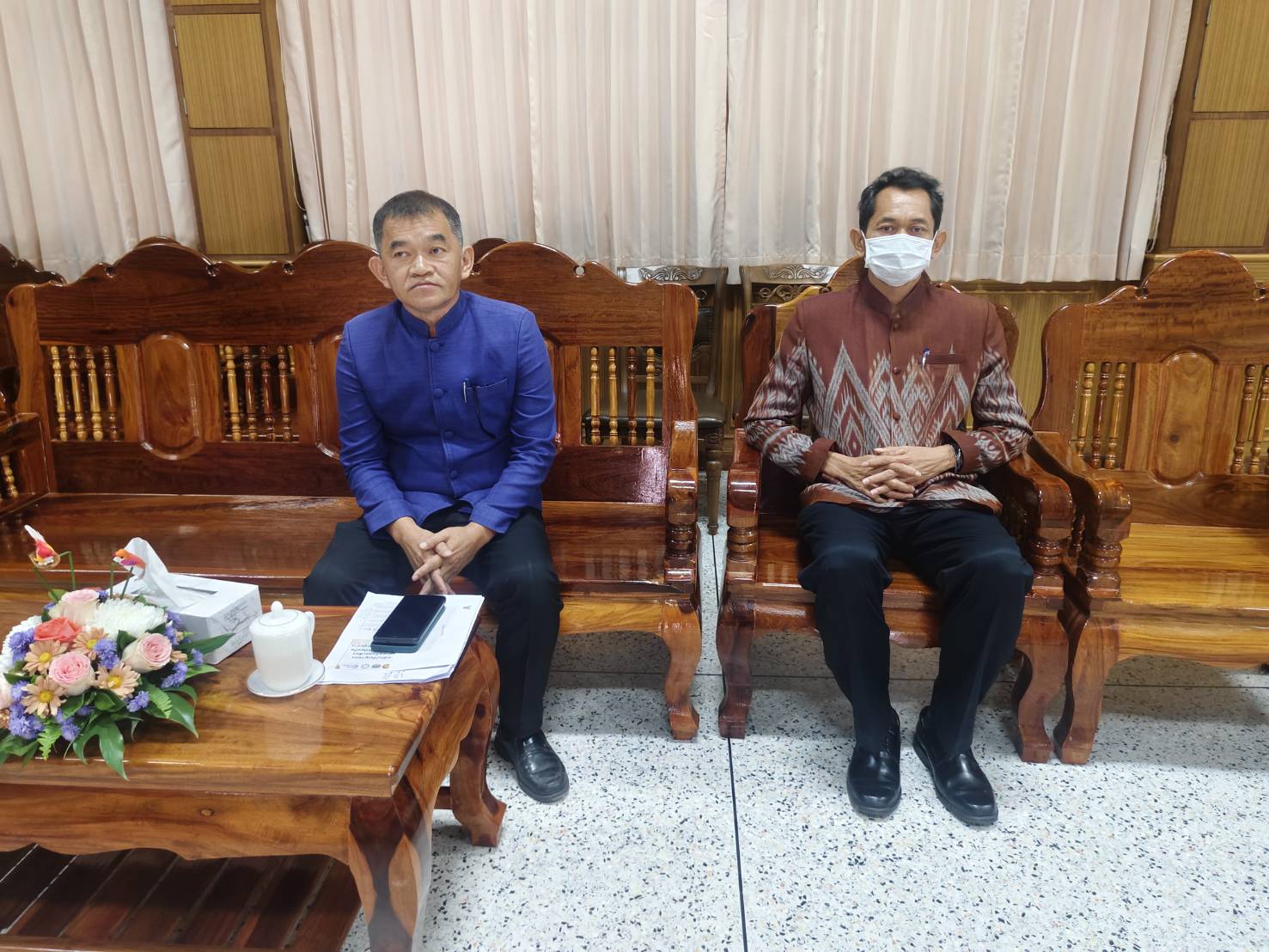 พช.หนองคาย ร่วมเป็นวิทยากรโครงการฝึกอบรมสัมมนาและศึกษาดูงาน “เพื่อเพิ่มศักยภาพการบริหารจัดการกิจการสาธารณะ และการเรียนรู้ปรัชญาของเศรษฐกิจพอเพียง” ณ องค์การบริหารส่วนจังหวัดหนองคาย พร้อมแนะนำแอป Click ชุมชน