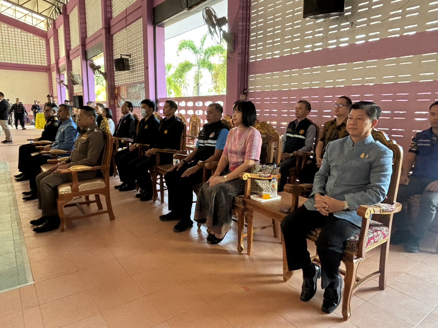 พช.หนองคาย ร่วมพิธีเปิดโครงการชุมชนบำบัดยั่งยืน ต.โคกคอน อ.ท่าบ่อ จ.หนองคาย