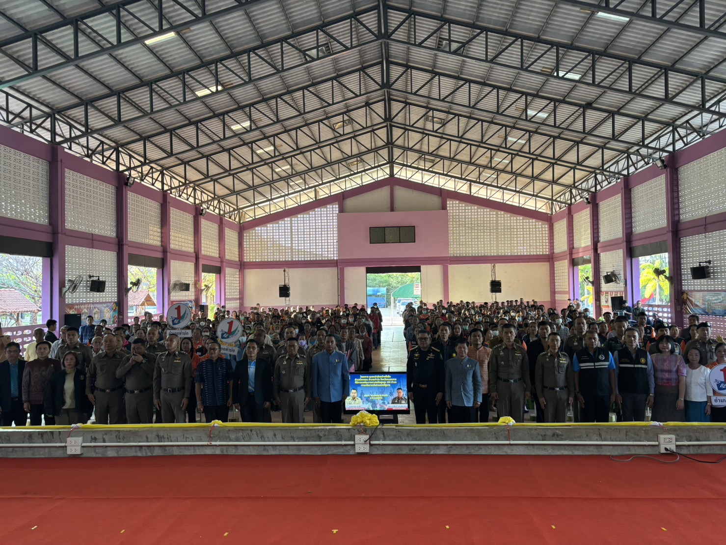 พช.หนองคาย ร่วมพิธีเปิดโครงการชุมชนบำบัดยั่งยืน ต.โคกคอน อ.ท่าบ่อ จ.หนองคาย