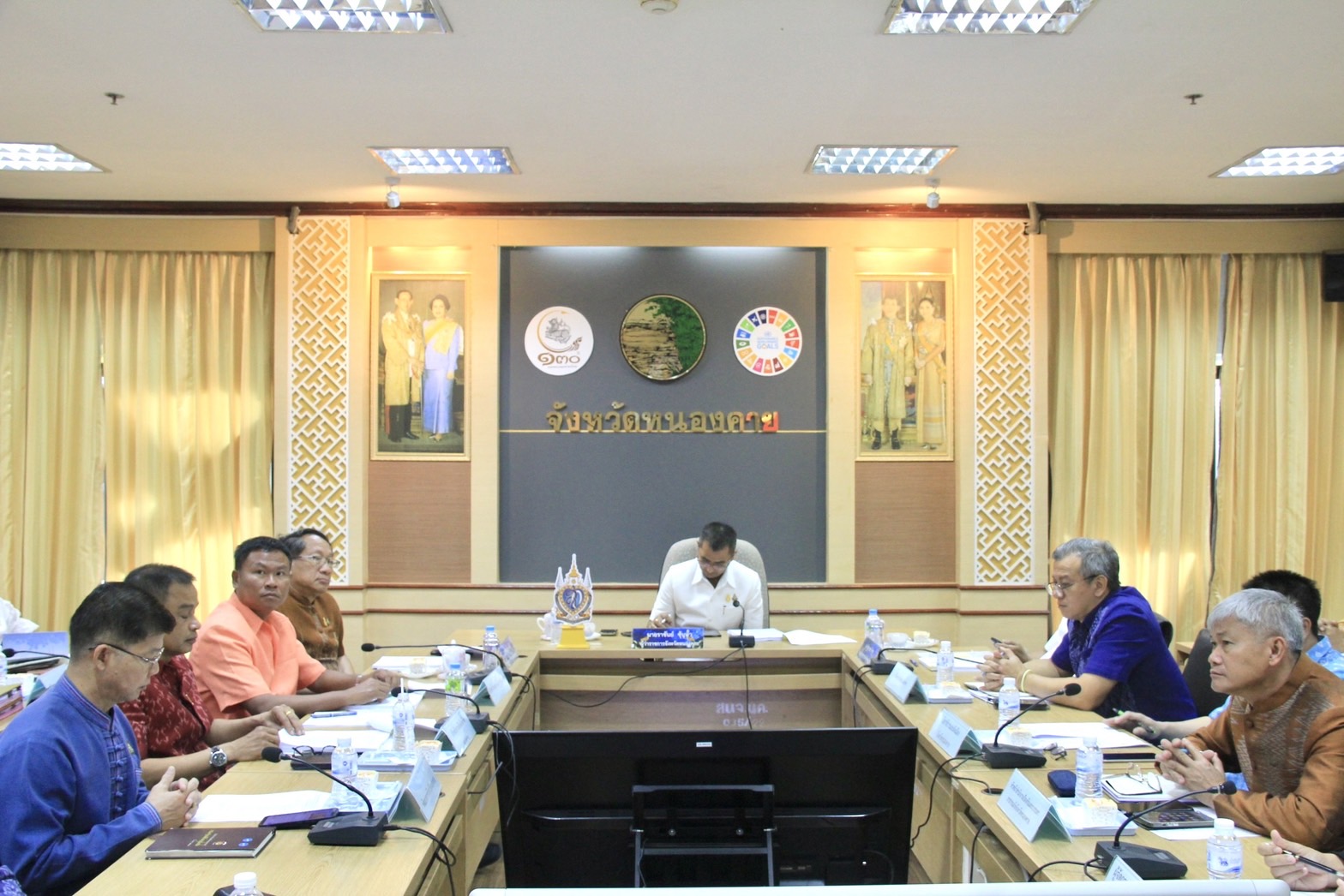 พช.หนองคาย ร่วมการประชุมขับเคลื่อนและติดตามนโยบายของรัฐบาลและภารกิจสำคัญของกระทรวงมหาดไทย ประจำปีงบประมาณ พ.ศ.2567 เดือนธันวาคม 2566 (ผ่านระบบ VCS)