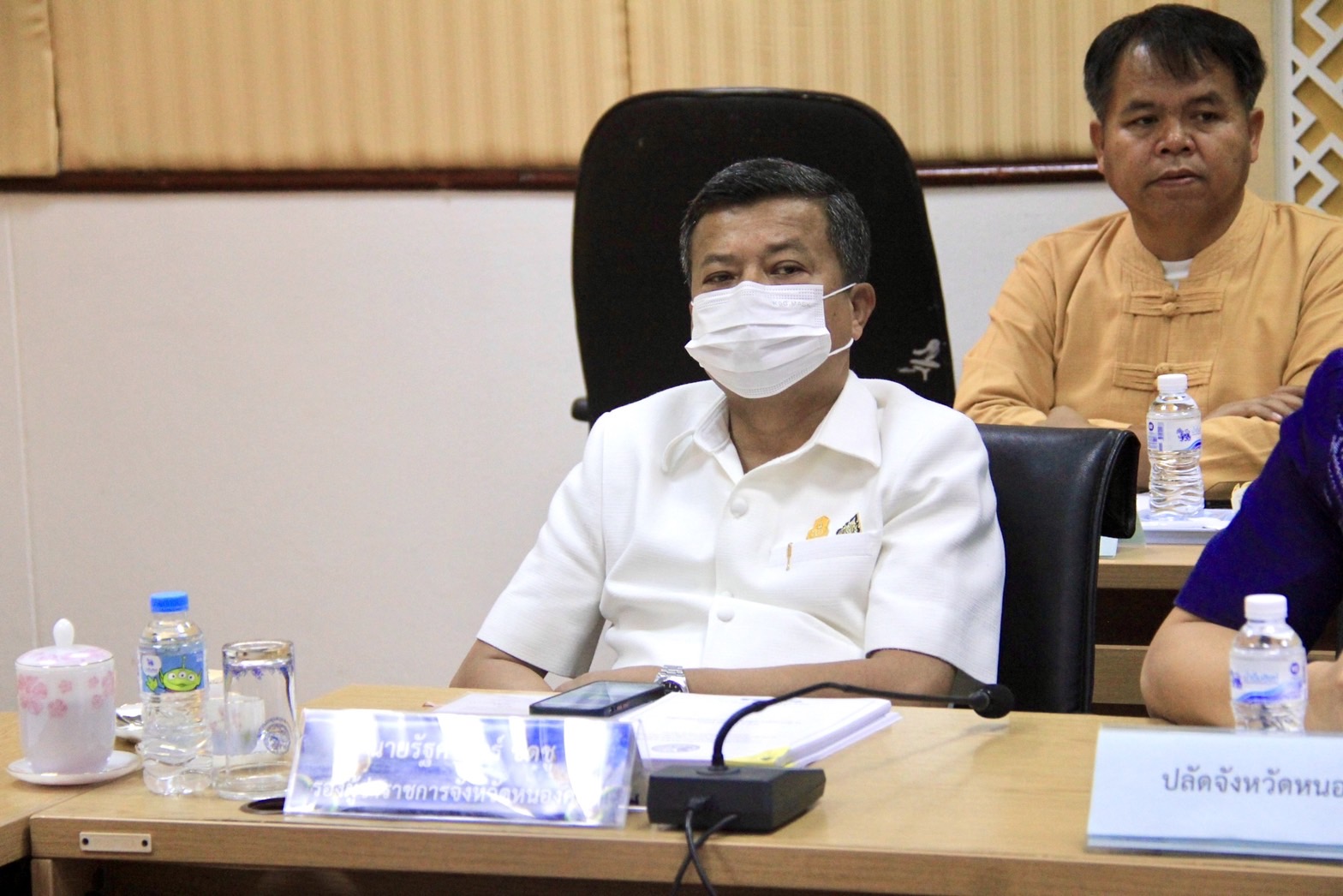 พช.หนองคาย ร่วมการประชุมขับเคลื่อนและติดตามนโยบายของรัฐบาลและภารกิจสำคัญของกระทรวงมหาดไทย ประจำปีงบประมาณ พ.ศ.2567 เดือนธันวาคม 2566 (ผ่านระบบ VCS)