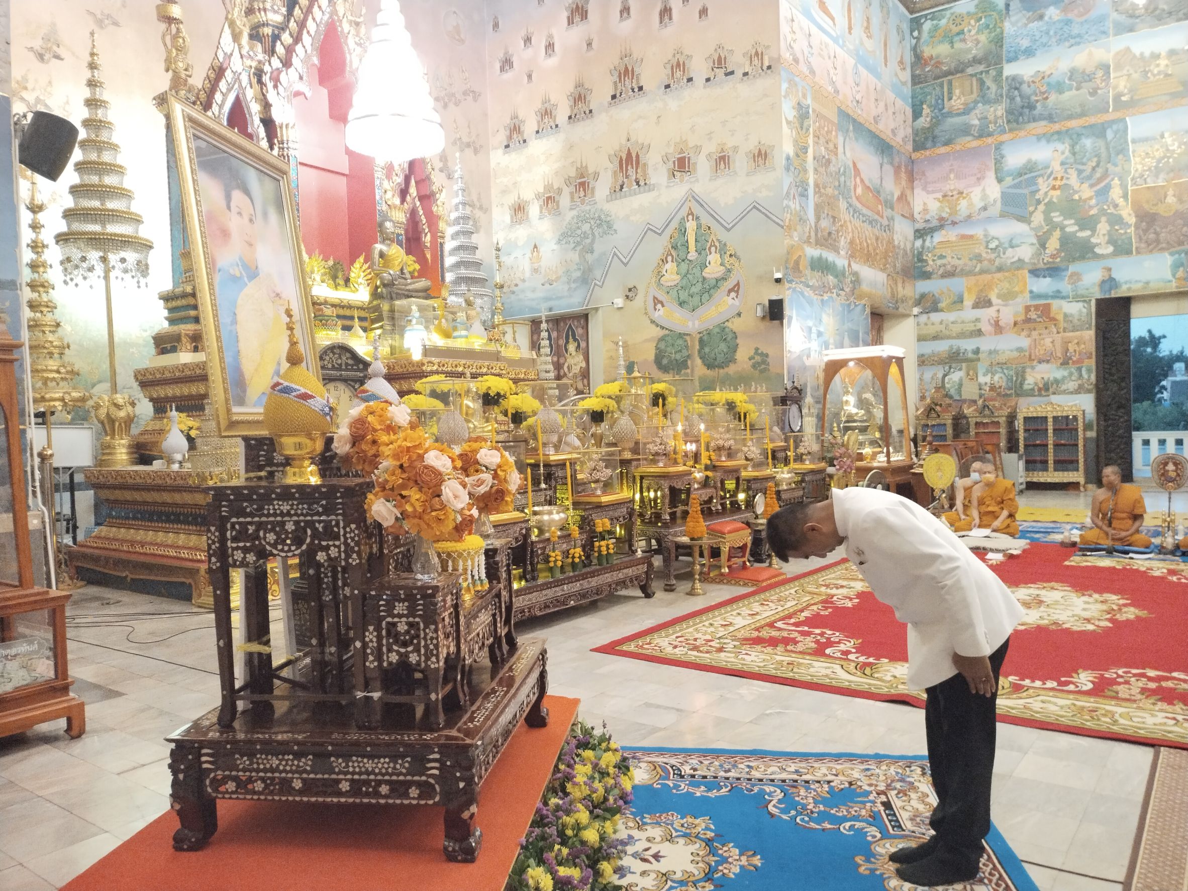 พช.หนองคาย ร่วมพิธีเจริญพระพุทธมนต์เพื่อสวดสาธยายเป็นพระราชกุศลถวายพระพรชัยมงคลแด่ สมเด็จพระเจ้าลูกเธอ เจ้าฟ้าพัชรกิติยาภา นเรนทิราเทพยวดี กรมหลวงราชสาริณีสิริพัชร มหาวัชรราชธิดา ครั้งที่ 2/2567