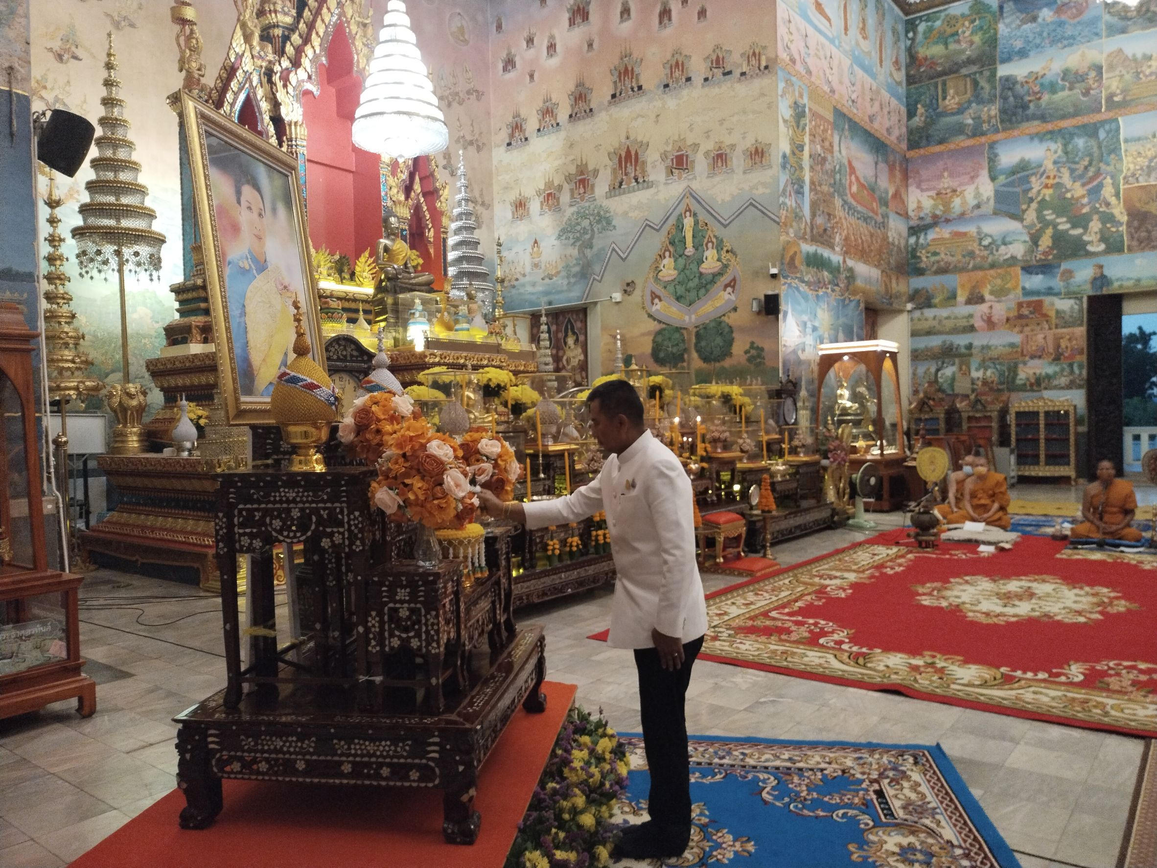 พช.หนองคาย ร่วมพิธีเจริญพระพุทธมนต์เพื่อสวดสาธยายเป็นพระราชกุศลถวายพระพรชัยมงคลแด่ สมเด็จพระเจ้าลูกเธอ เจ้าฟ้าพัชรกิติยาภา นเรนทิราเทพยวดี กรมหลวงราชสาริณีสิริพัชร มหาวัชรราชธิดา ครั้งที่ 2/2567