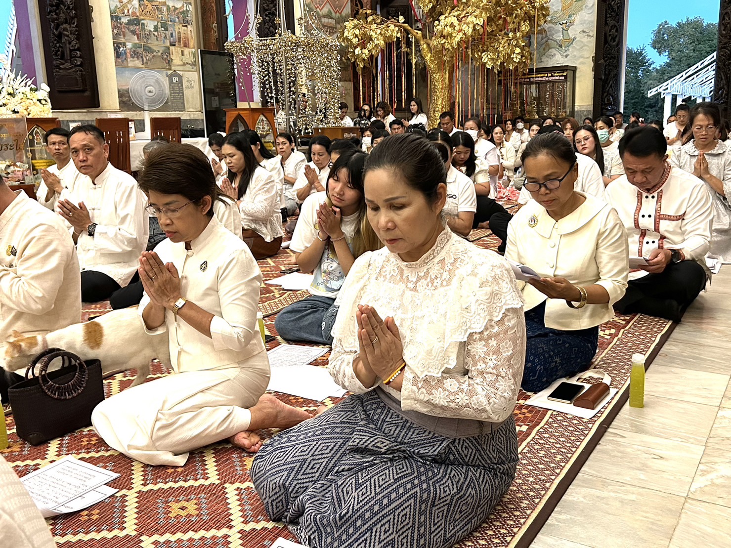 พช.หนองคาย ร่วมพิธีสวดสาธยายเป็นพระราชกุศลถวายพระพรชัยมงคลแด่ สมเด็จพระเจ้าลูกเธอ เจ้าฟ้าพัชรกิติยาภา นเรนทิราเทพยวดี กรมหลวงราชสาริณีสิริพัชร มหาวัชรราชธิดา