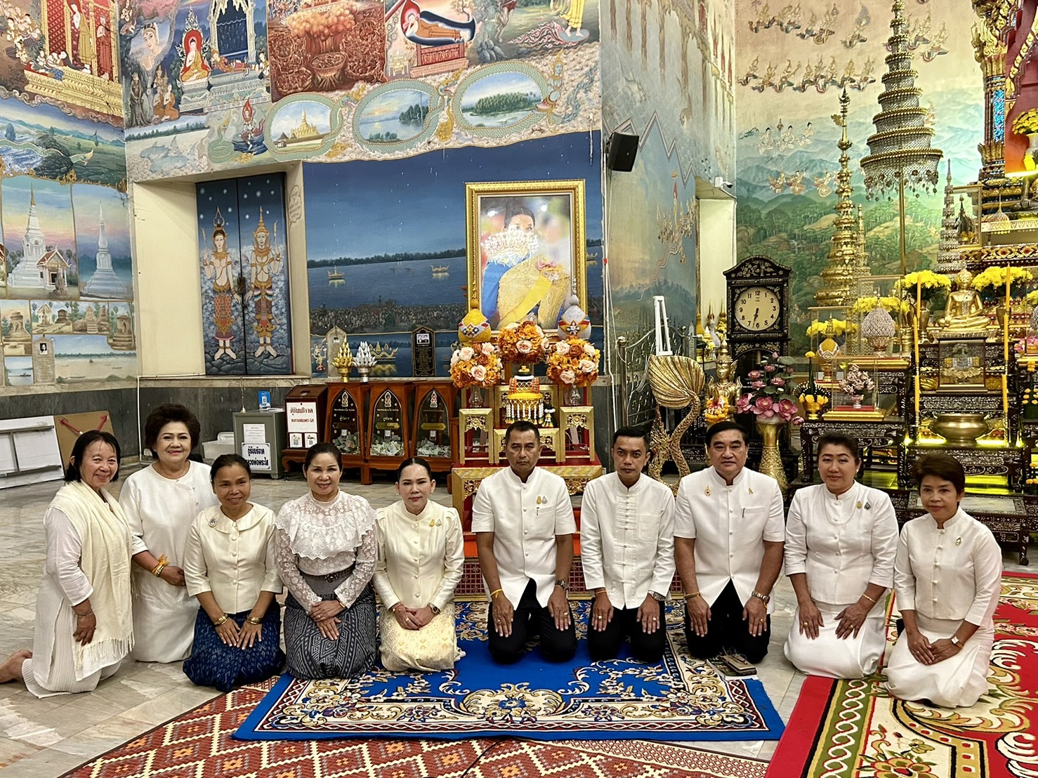 พช.หนองคาย ร่วมพิธีสวดสาธยายเป็นพระราชกุศลถวายพระพรชัยมงคลแด่ สมเด็จพระเจ้าลูกเธอ เจ้าฟ้าพัชรกิติยาภา นเรนทิราเทพยวดี กรมหลวงราชสาริณีสิริพัชร มหาวัชรราชธิดา