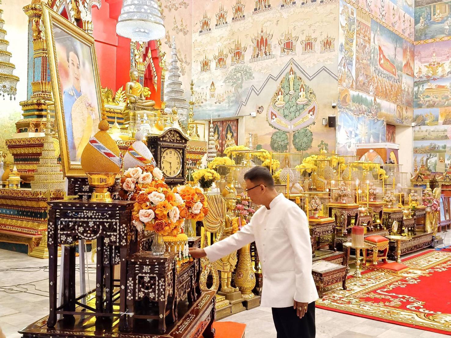 พช.หนองคาย ร่วมพิธีเจริญพระพุทธมนต์เพื่อสวดสาธยายเป็นพระราชกุศลถวายพระพรชัยมงคลแด่ สมเด็จพระเจ้าลูกเธอ เจ้าฟ้าพัชรกิติยาภา นเรนทิราเทพยวดี กรมหลวงราชสาริณีสิริพัชร มหาวัชรราชธิดา ครั้งที่ 4/2567