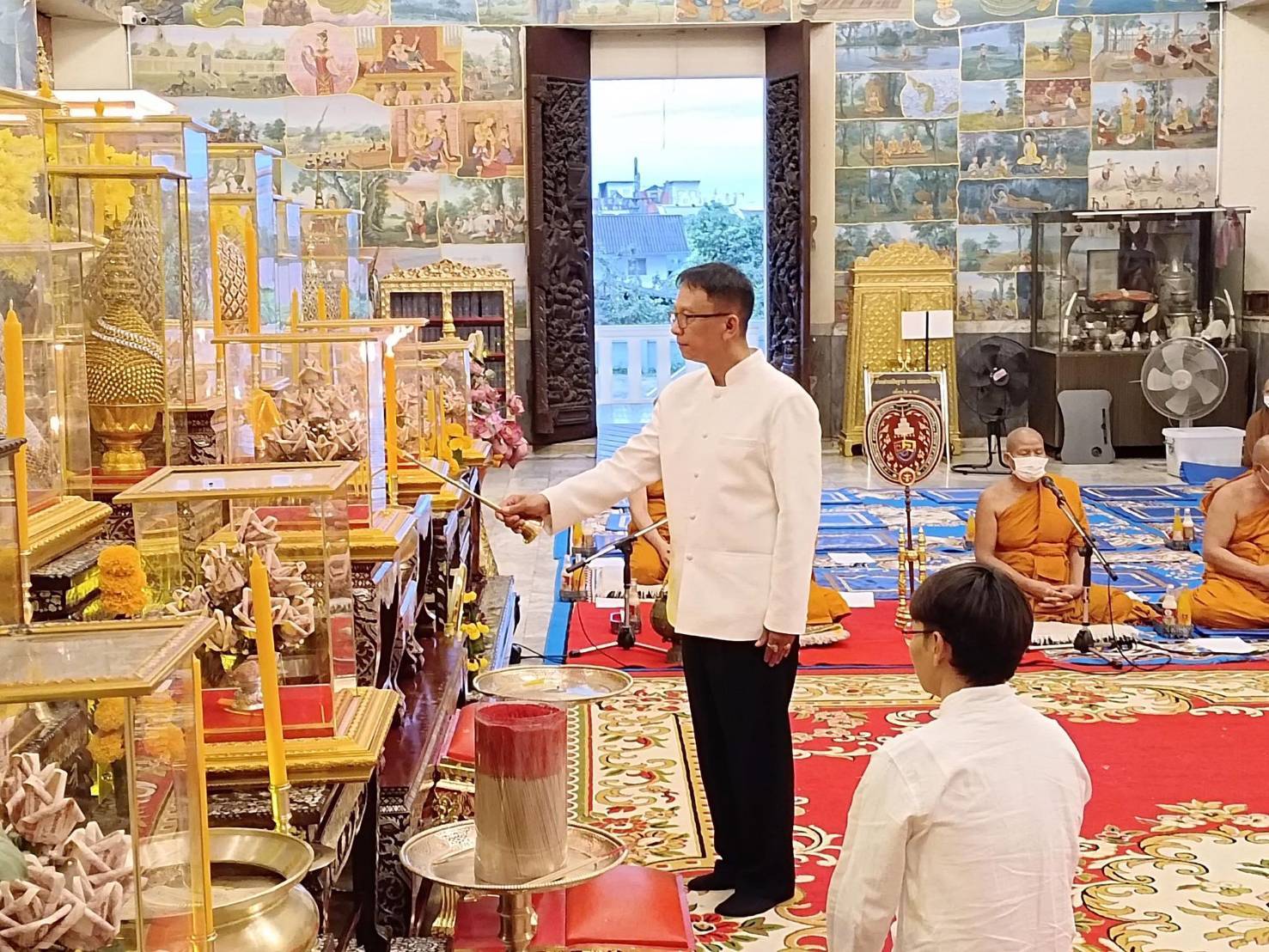 พช.หนองคาย ร่วมพิธีเจริญพระพุทธมนต์เพื่อสวดสาธยายเป็นพระราชกุศลถวายพระพรชัยมงคลแด่ สมเด็จพระเจ้าลูกเธอ เจ้าฟ้าพัชรกิติยาภา นเรนทิราเทพยวดี กรมหลวงราชสาริณีสิริพัชร มหาวัชรราชธิดา ครั้งที่ 4/2567