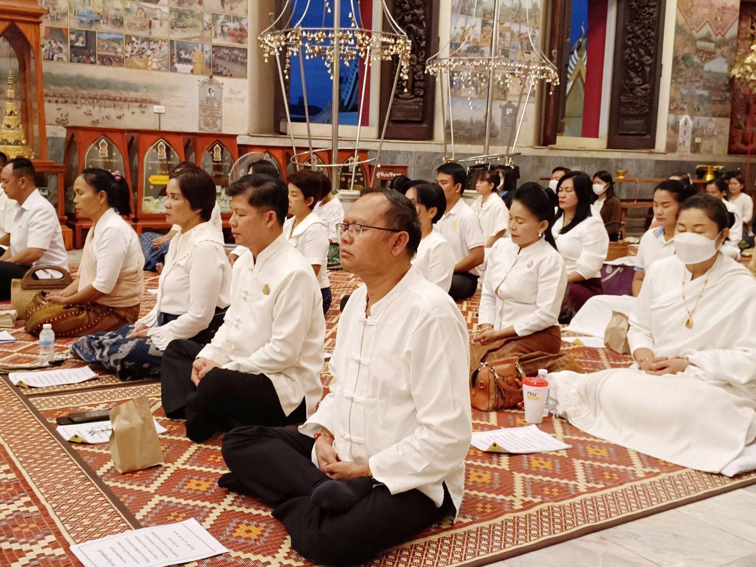 พช.หนองคาย ร่วมพิธีเจริญพระพุทธมนต์เพื่อสวดสาธยายเป็นพระราชกุศลถวายพระพรชัยมงคลแด่ สมเด็จพระเจ้าลูกเธอ เจ้าฟ้าพัชรกิติยาภา นเรนทิราเทพยวดี กรมหลวงราชสาริณีสิริพัชร มหาวัชรราชธิดา ครั้งที่ 4/2567