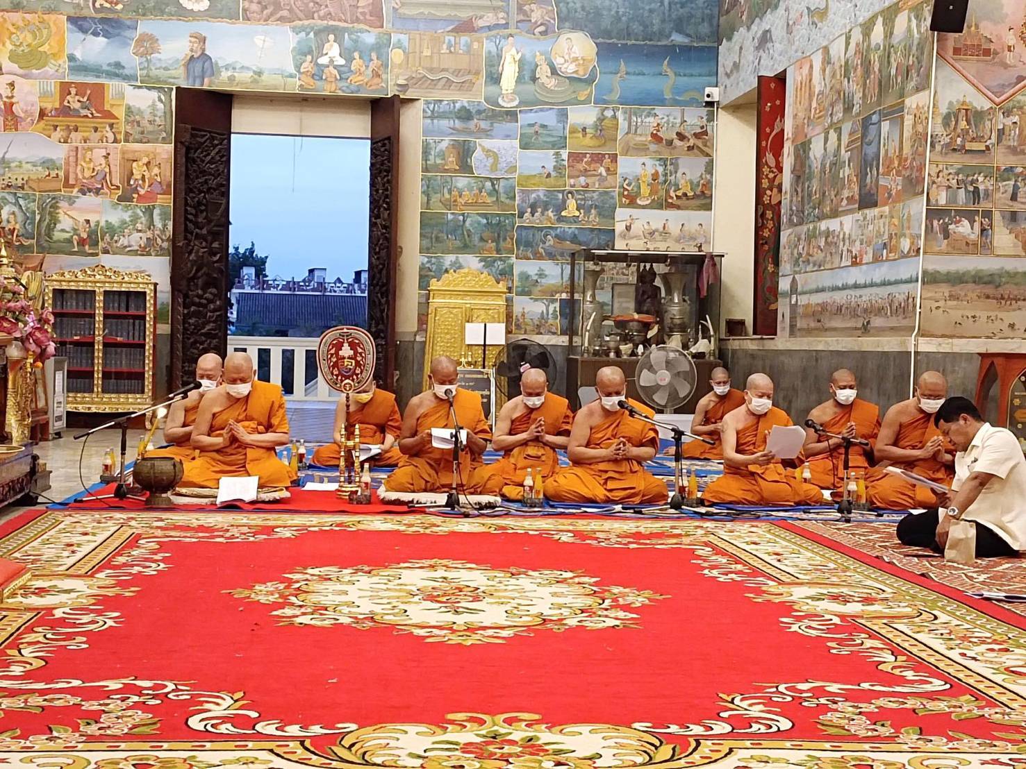 พช.หนองคาย ร่วมพิธีเจริญพระพุทธมนต์เพื่อสวดสาธยายเป็นพระราชกุศลถวายพระพรชัยมงคลแด่ สมเด็จพระเจ้าลูกเธอ เจ้าฟ้าพัชรกิติยาภา นเรนทิราเทพยวดี กรมหลวงราชสาริณีสิริพัชร มหาวัชรราชธิดา ครั้งที่ 4/2567