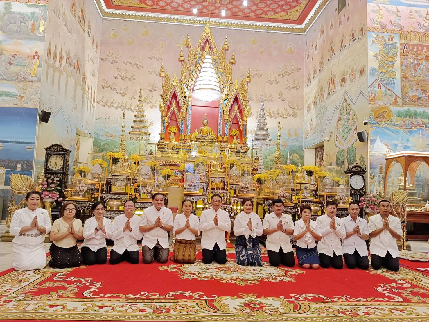 พช.หนองคาย ร่วมพิธีเจริญพระพุทธมนต์เพื่อสวดสาธยายเป็นพระราชกุศลถวายพระพรชัยมงคลแด่ สมเด็จพระเจ้าลูกเธอ เจ้าฟ้าพัชรกิติยาภา นเรนทิราเทพยวดี กรมหลวงราชสาริณีสิริพัชร มหาวัชรราชธิดา ครั้งที่ 4/2567