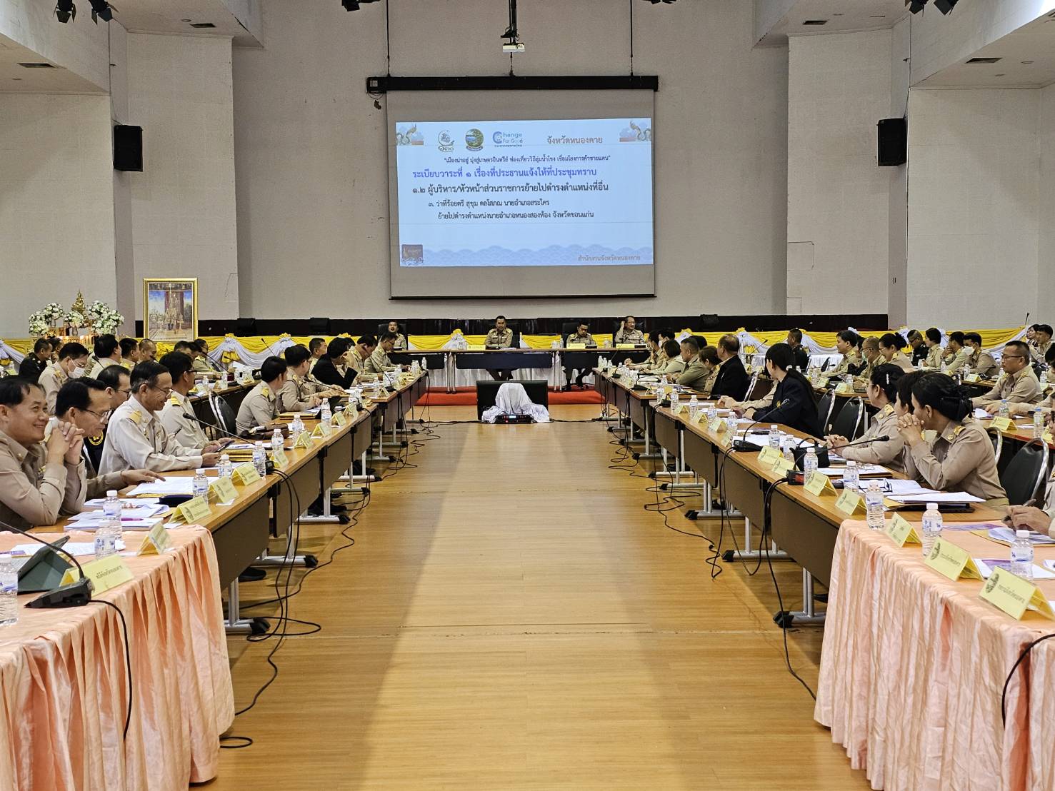 พช.หนองคาย ร่วมการประชุมคณะกรมการจังหวัดและหัวหน้าส่วนราชการประจำจังหวัด ครั้งที่ 1/2567