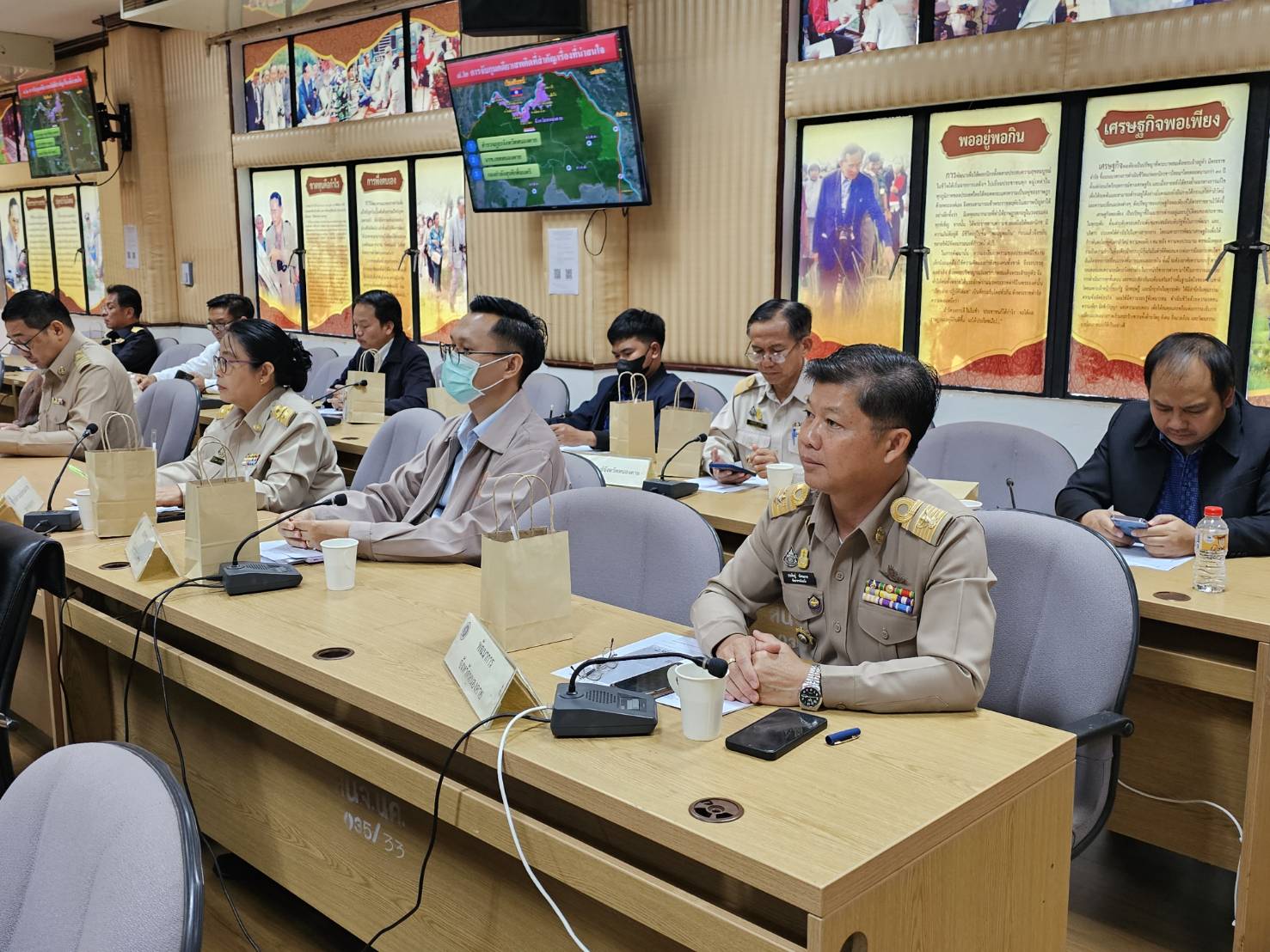 พช.หนองคาย ร่วมการประชุมคณะกรรมการศูนย์อำนวยการป้องกันและปราบปรามยาเสพติดจังหวัดหนองคาย (ศอ.ปส.จ.นค.) ครั้งที่ 1/2567