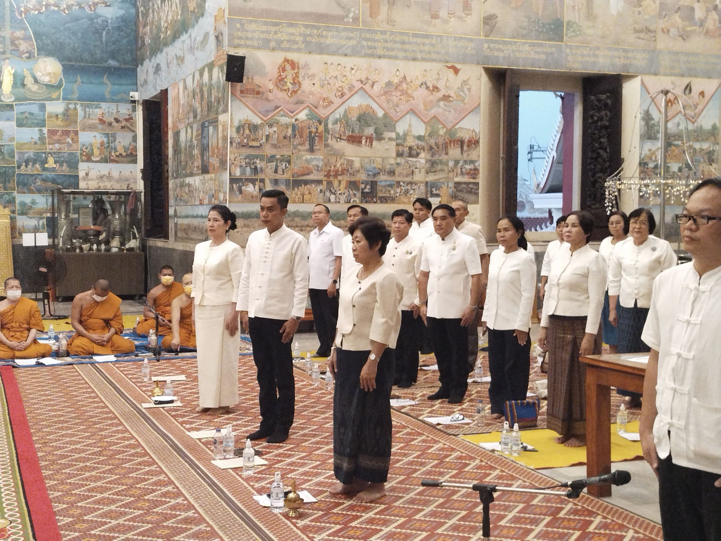 พช.หนองคาย ร่วมพิธีเจริญพระพุทธมนต์เพื่อสวดสาธยายเป็นพระราชกุศลถวายพระพรชัยมงคลแด่ สมเด็จพระเจ้าลูกเธอ เจ้าฟ้าพัชรกิติยาภา นเรนทิราเทพยวดี กรมหลวงราชสาริณีสิริพัชร มหาวัชรราชธิดา ครั้งที่ 2/2567