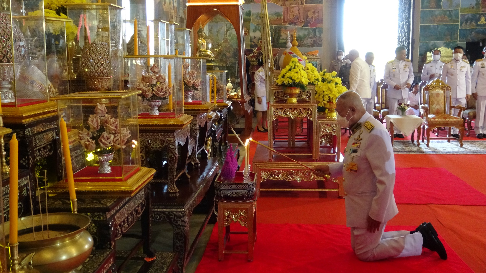พช.หนองคาย ร่วมพิธีเททองหล่อพระพุทธรูปจำลอง “หลวงพ่อพระใส” วัดโพธิ์ชัย พระอารามหลวง