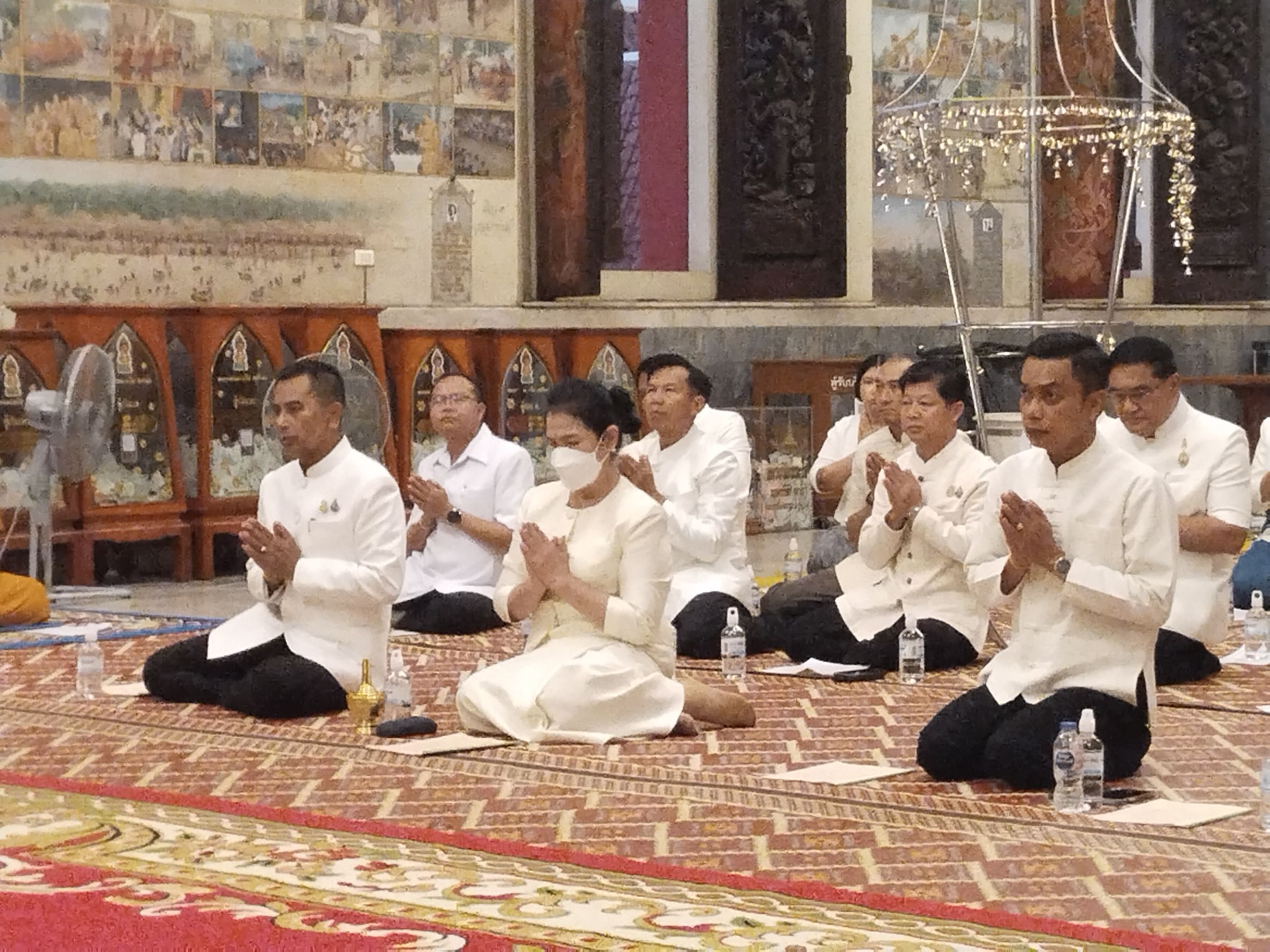 พช.หนองคาย ร่วมพิธีเจริญพระพุทธมนต์เพื่อสวดสาธยายเป็นพระราชกุศลถวายพระพรชัยมงคลแด่ สมเด็จพระเจ้าลูกเธอ เจ้าฟ้าพัชรกิติยาภา นเรนทิราเทพยวดี กรมหลวงราชสาริณีสิริพัชร มหาวัชรราชธิดา ครั้งที่ 2/2567