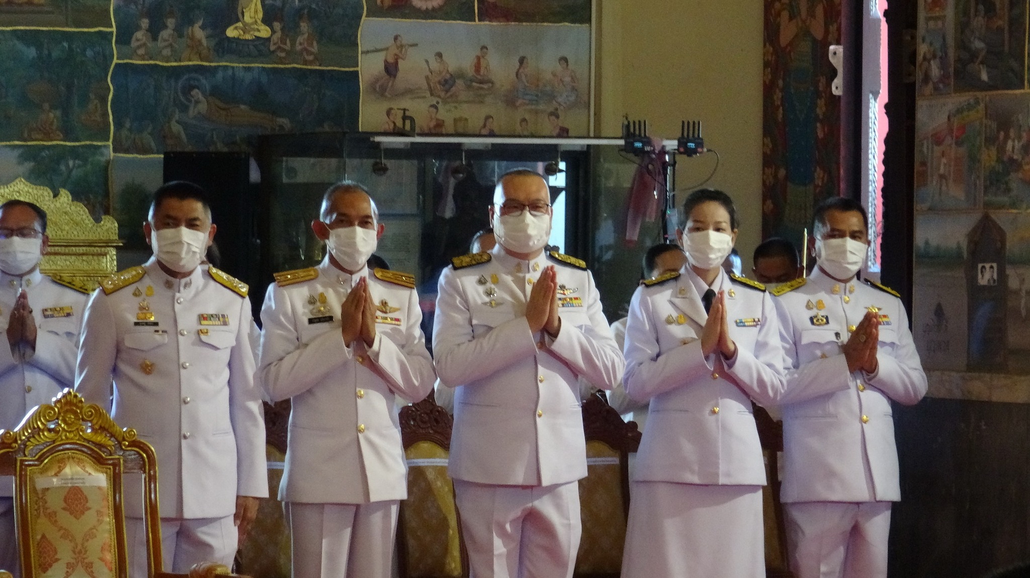 พช.หนองคาย ร่วมพิธีเททองหล่อพระพุทธรูปจำลอง “หลวงพ่อพระใส” วัดโพธิ์ชัย พระอารามหลวง