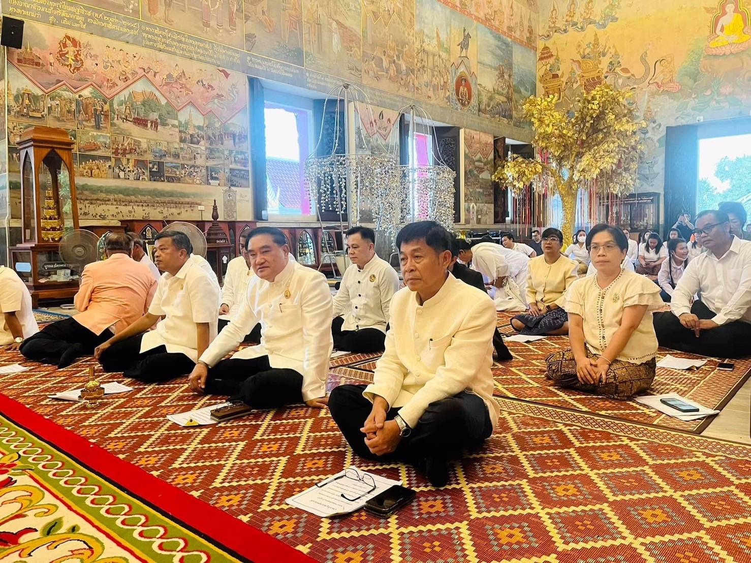 พช.หนองคาย ร่วมพิธีเจริญพระพุทธมนต์เพื่อสวดสาธยายเป็นพระราชกุศลถวายพระพรชัยมงคลแด่ สมเด็จพระเจ้าลูกเธอ เจ้าฟ้าพัชรกิติยาภา นเรนทิราเทพยวดี กรมหลวงราชสาริณีสิริพัชร มหาวัชรราชธิดา ครั้งที่ 3/2567