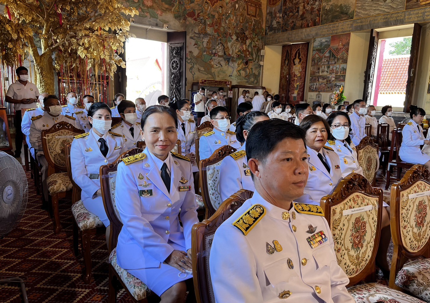 พช.หนองคาย ร่วมพิธีเททองหล่อพระพุทธรูปจำลอง “หลวงพ่อพระใส” วัดโพธิ์ชัย พระอารามหลวง