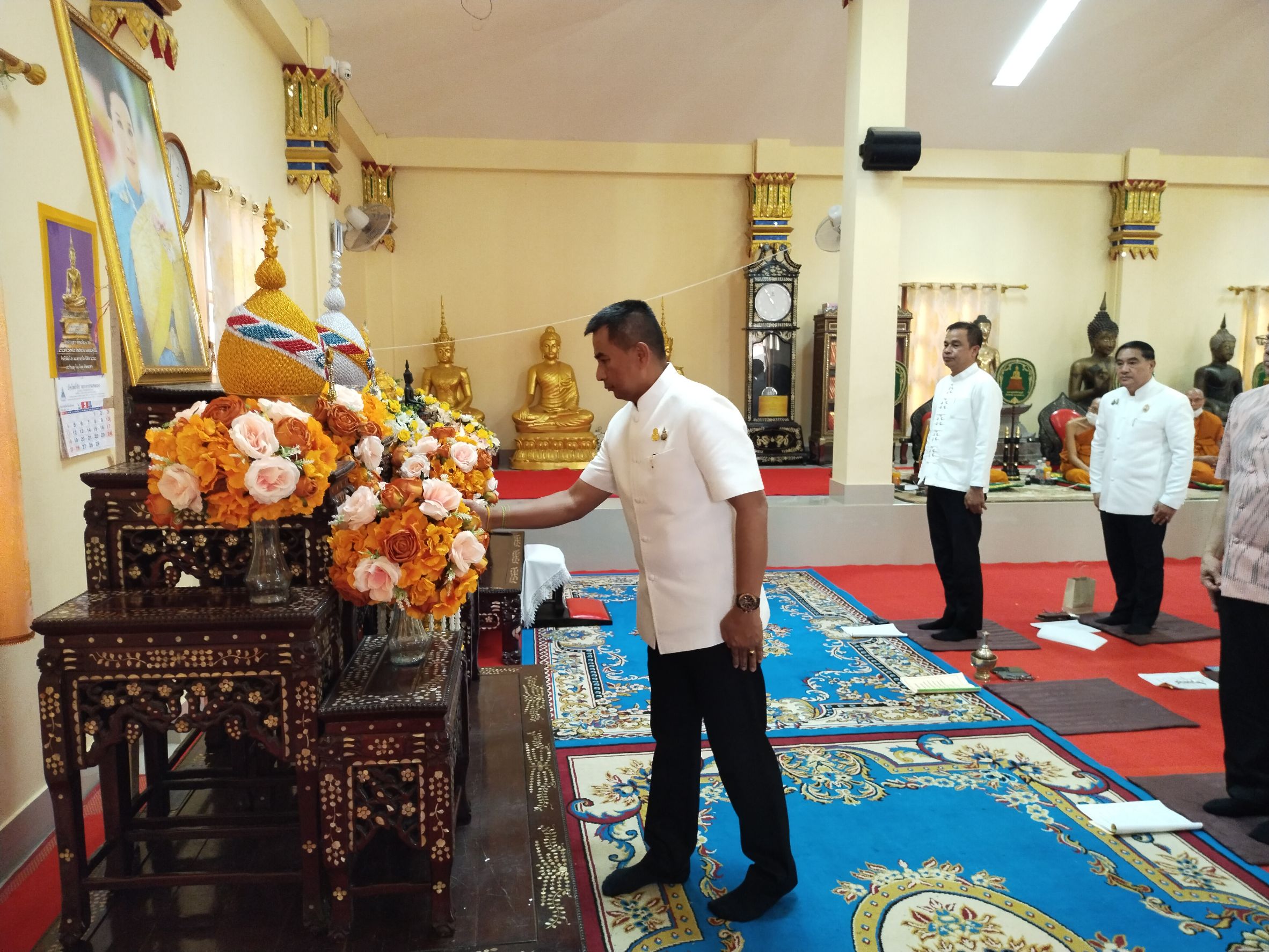 พช.หนองคาย ร่วมพิธีเจริญพระพุทธมนต์เพื่อสวดสาธยายถวายเป็นพระราชกุศล ถวายพระพรชัยมงคลแด่ สมเด็จพระเจ้าลูกเธอ เจ้าฟ้าพัชรกิติยาภา นเรนทิราเทพยวดี กรมหลวงราชสาริณีสิริพัชร มหาวัชรราชธิดา