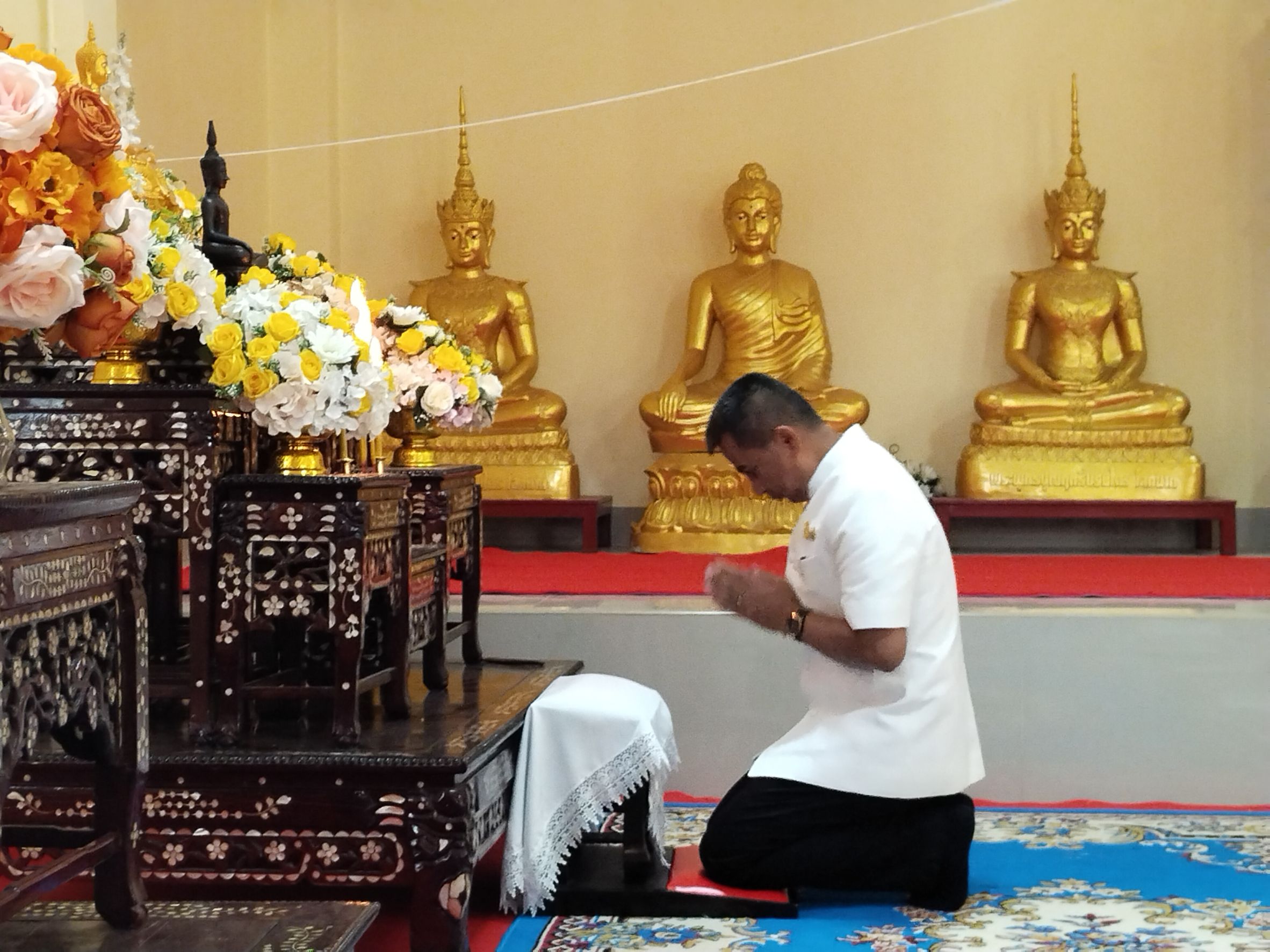 พช.หนองคาย ร่วมพิธีเจริญพระพุทธมนต์เพื่อสวดสาธยายถวายเป็นพระราชกุศล ถวายพระพรชัยมงคลแด่ สมเด็จพระเจ้าลูกเธอ เจ้าฟ้าพัชรกิติยาภา นเรนทิราเทพยวดี กรมหลวงราชสาริณีสิริพัชร มหาวัชรราชธิดา