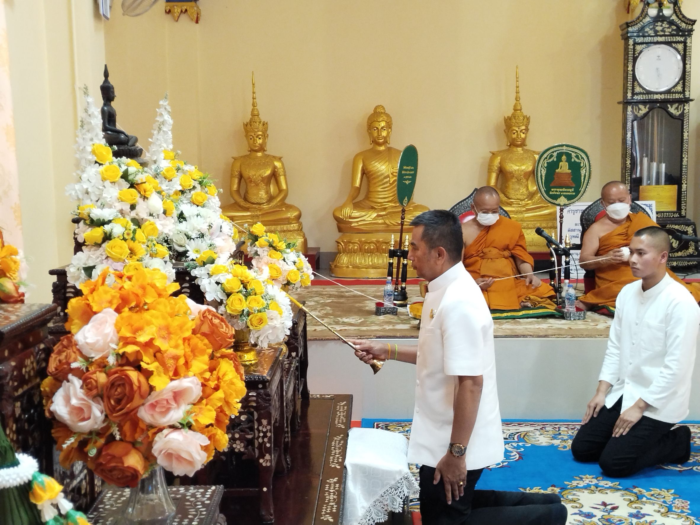 พช.หนองคาย ร่วมพิธีเจริญพระพุทธมนต์เพื่อสวดสาธยายถวายเป็นพระราชกุศล ถวายพระพรชัยมงคลแด่ สมเด็จพระเจ้าลูกเธอ เจ้าฟ้าพัชรกิติยาภา นเรนทิราเทพยวดี กรมหลวงราชสาริณีสิริพัชร มหาวัชรราชธิดา