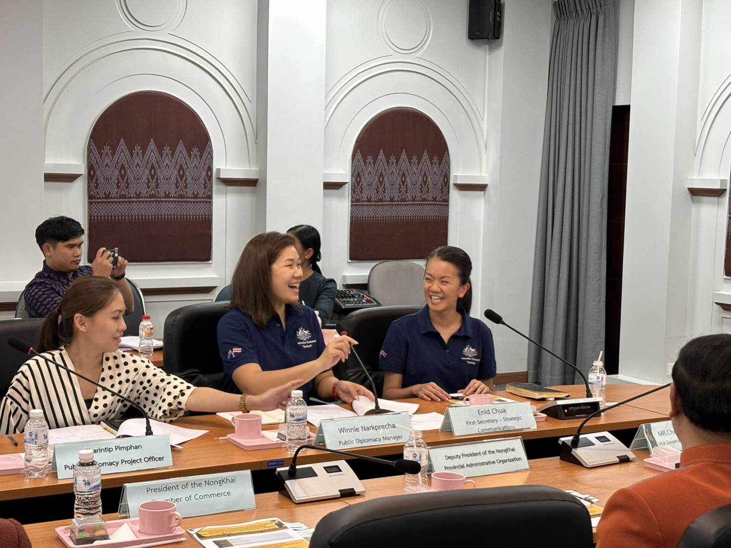 พช.หนองคาย ร่วมต้อนรับคณะเจ้าหน้าที่สถานทูตออสเตรเลีย ประจำประเทศไทย