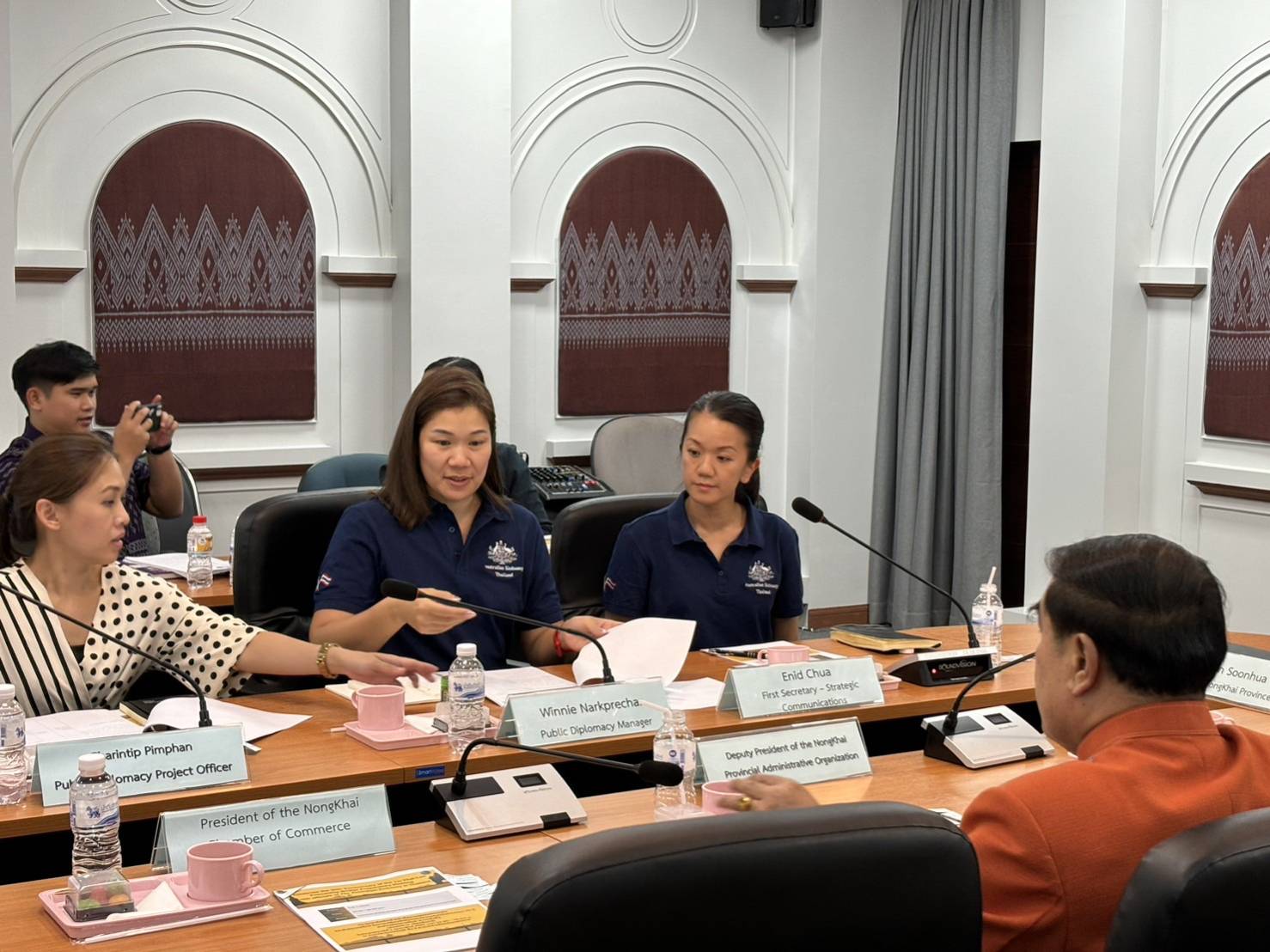 พช.หนองคาย ร่วมต้อนรับคณะเจ้าหน้าที่สถานทูตออสเตรเลีย ประจำประเทศไทย