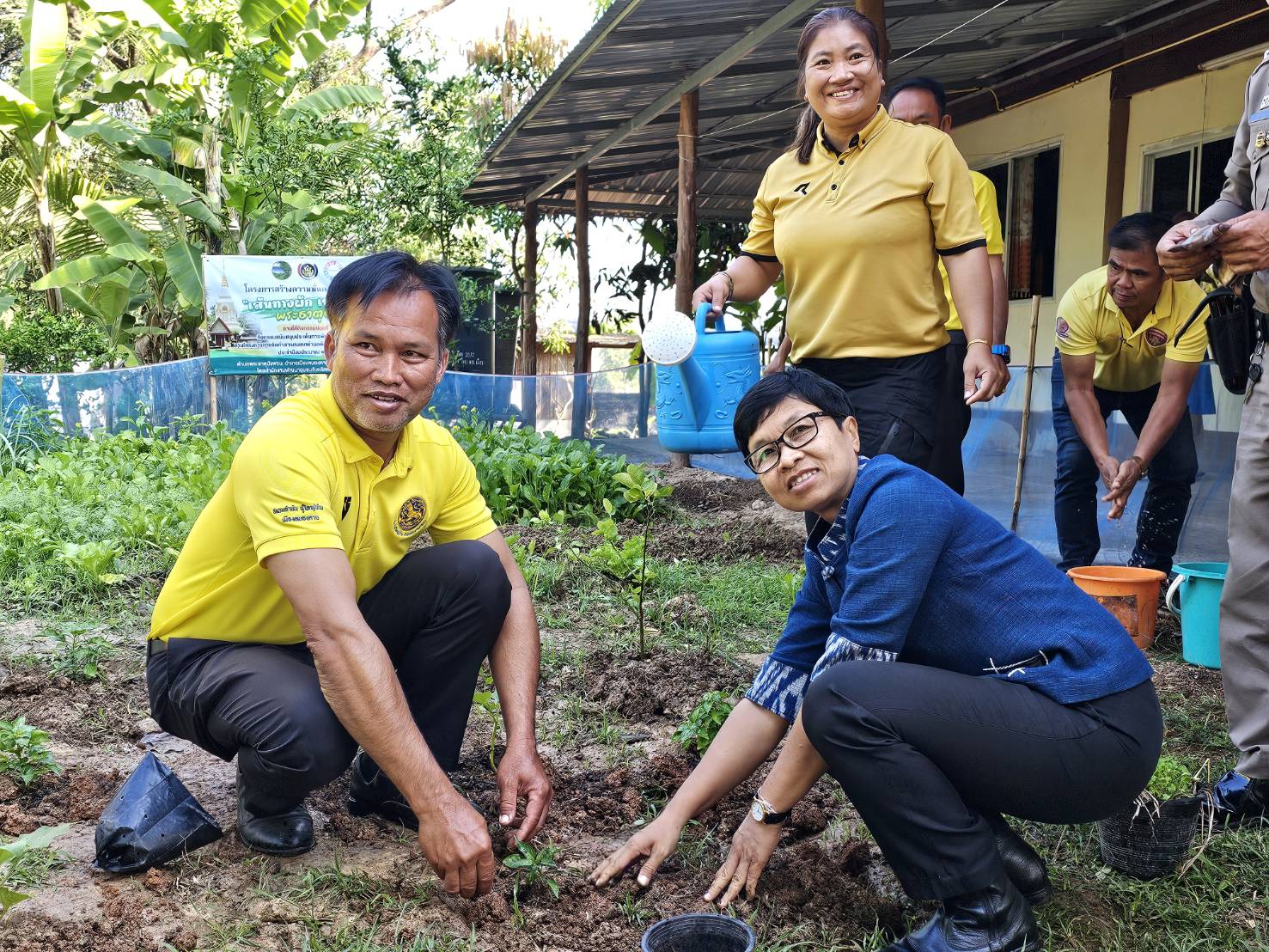 พช.หนองคาย ดำเนินโครงการสร้างความมั่นคงทางด้านอาหาร “เส้นทางผัก เส้นทางรัก พระธาตุบังพวน” ต.พระธาตุบังพวน อ.เมืองหนองคาย จ.หนองคาย