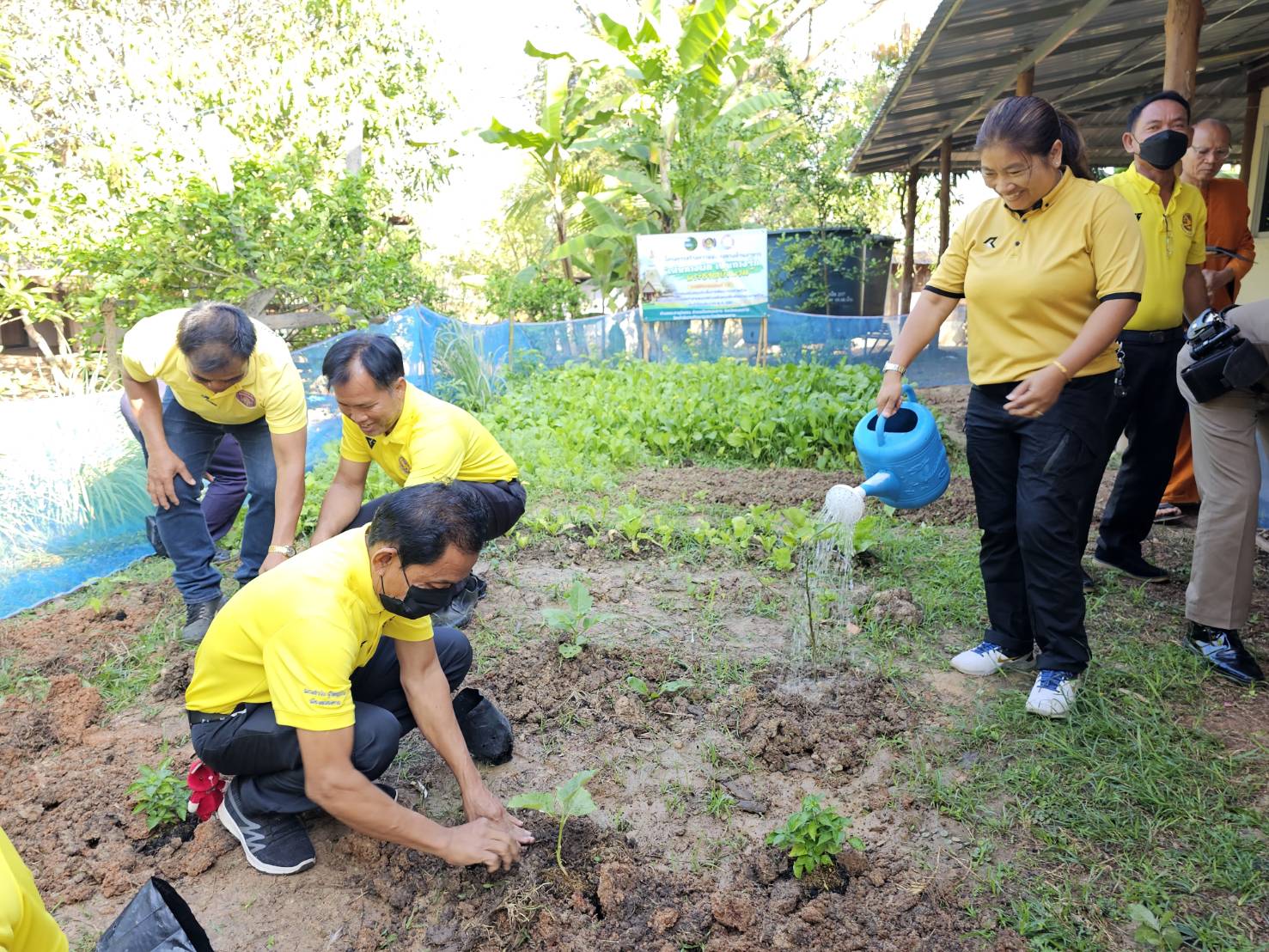 พช.หนองคาย ดำเนินโครงการสร้างความมั่นคงทางด้านอาหาร “เส้นทางผัก เส้นทางรัก พระธาตุบังพวน” ต.พระธาตุบังพวน อ.เมืองหนองคาย จ.หนองคาย