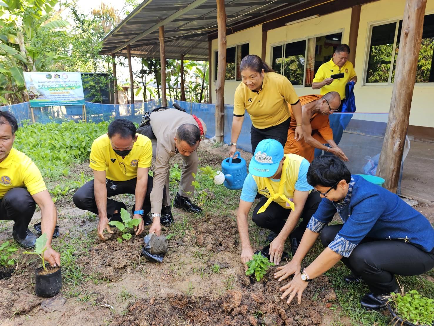 พช.หนองคาย ดำเนินโครงการสร้างความมั่นคงทางด้านอาหาร “เส้นทางผัก เส้นทางรัก พระธาตุบังพวน” ต.พระธาตุบังพวน อ.เมืองหนองคาย จ.หนองคาย