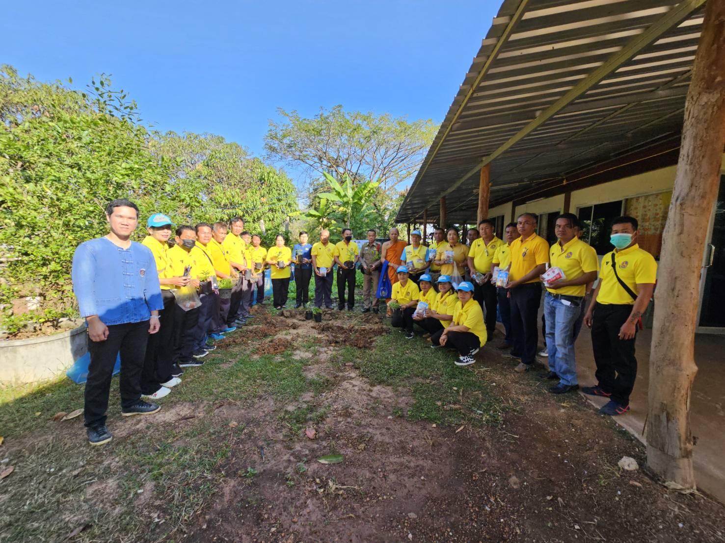 พช.หนองคาย ดำเนินโครงการสร้างความมั่นคงทางด้านอาหาร “เส้นทางผัก เส้นทางรัก พระธาตุบังพวน” ต.พระธาตุบังพวน อ.เมืองหนองคาย จ.หนองคาย