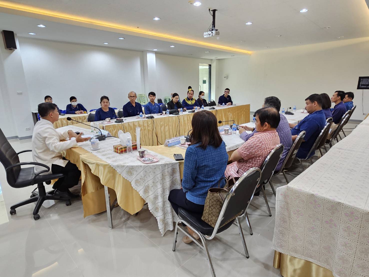 พช.หนองคาย ให้การต้อนรับ ศพช.อุดรธานี เตรียมพร้อมลงพื้นที่วิจัย แนวทางการพัฒนาโคก หนอง นา สู่อารยเกษตร