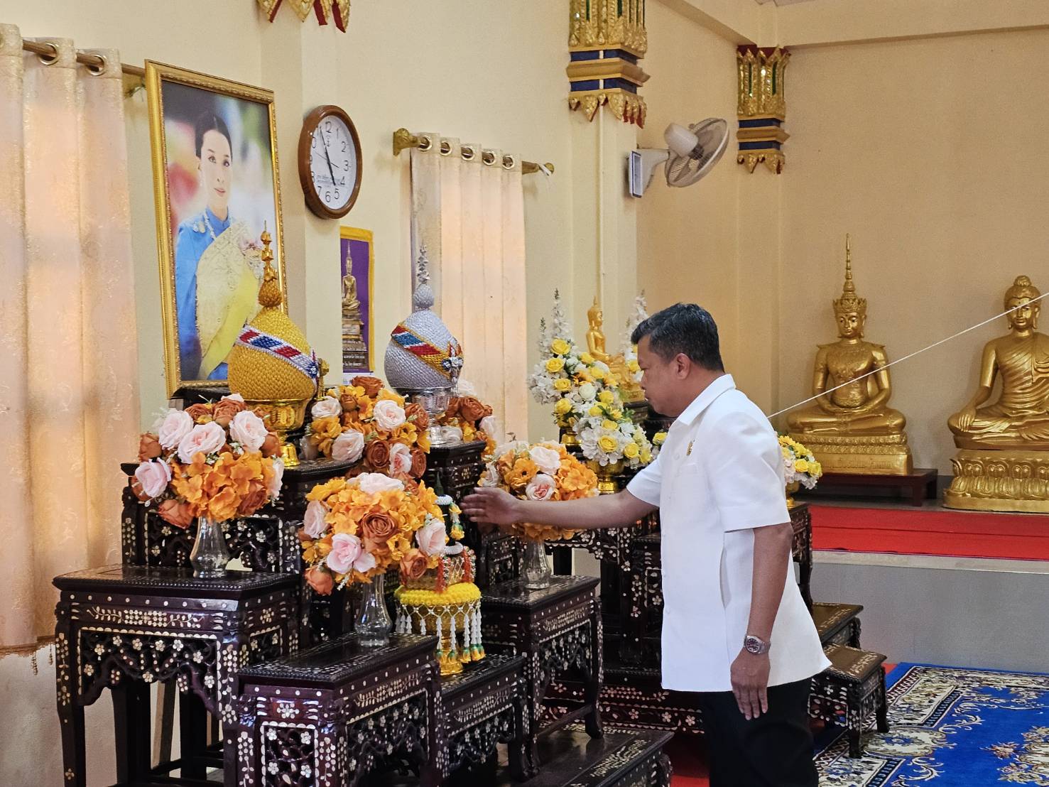 จังหวัดหนองคาย จัดพิธีเจริญพระพุทธมนต์เพื่อสวดสาธยายถวายเป็นพระราชกุศล ถวายพระพรชัยมงคลแด่ สมเด็จพระเจ้าลูกเธอ เจ้าฟ้าพัชรกิติยาภา นเรนทิราเทพยวดี กรมหลวงราชสาริณีสิริพัชร มหาวัชรราชธิดา