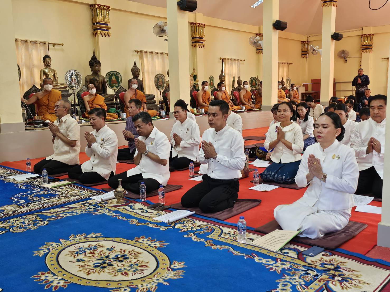 จังหวัดหนองคาย จัดพิธีเจริญพระพุทธมนต์เพื่อสวดสาธยายถวายเป็นพระราชกุศล ถวายพระพรชัยมงคลแด่ สมเด็จพระเจ้าลูกเธอ เจ้าฟ้าพัชรกิติยาภา นเรนทิราเทพยวดี กรมหลวงราชสาริณีสิริพัชร มหาวัชรราชธิดา