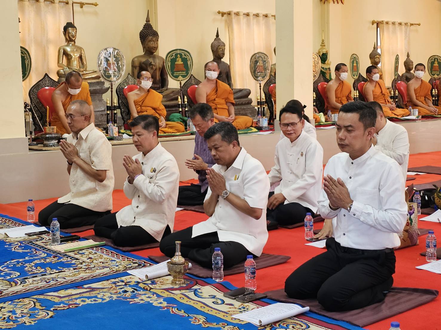 จังหวัดหนองคาย จัดพิธีเจริญพระพุทธมนต์เพื่อสวดสาธยายถวายเป็นพระราชกุศล ถวายพระพรชัยมงคลแด่ สมเด็จพระเจ้าลูกเธอ เจ้าฟ้าพัชรกิติยาภา นเรนทิราเทพยวดี กรมหลวงราชสาริณีสิริพัชร มหาวัชรราชธิดา