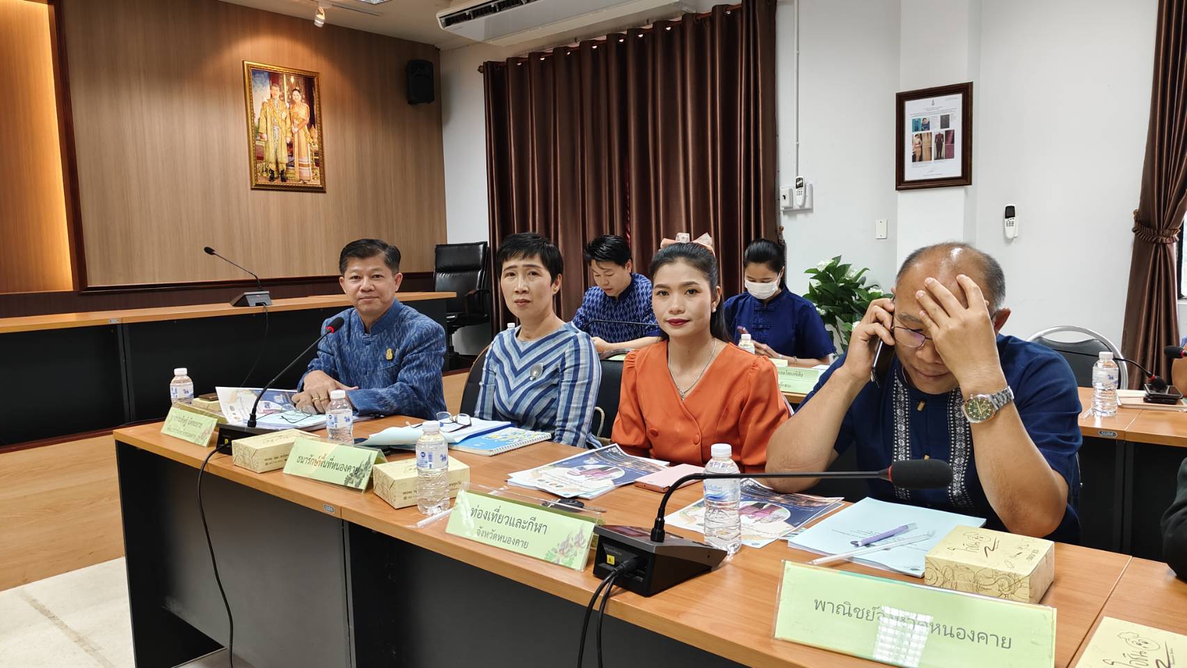 จังหวัดหนองคาย ดำเนินการประชุมคณะกรรมการอำนวยการศูนย์แสดงและจำหน่ายผลิตภัณฑ์ OTOP จังหวัดหนองคาย