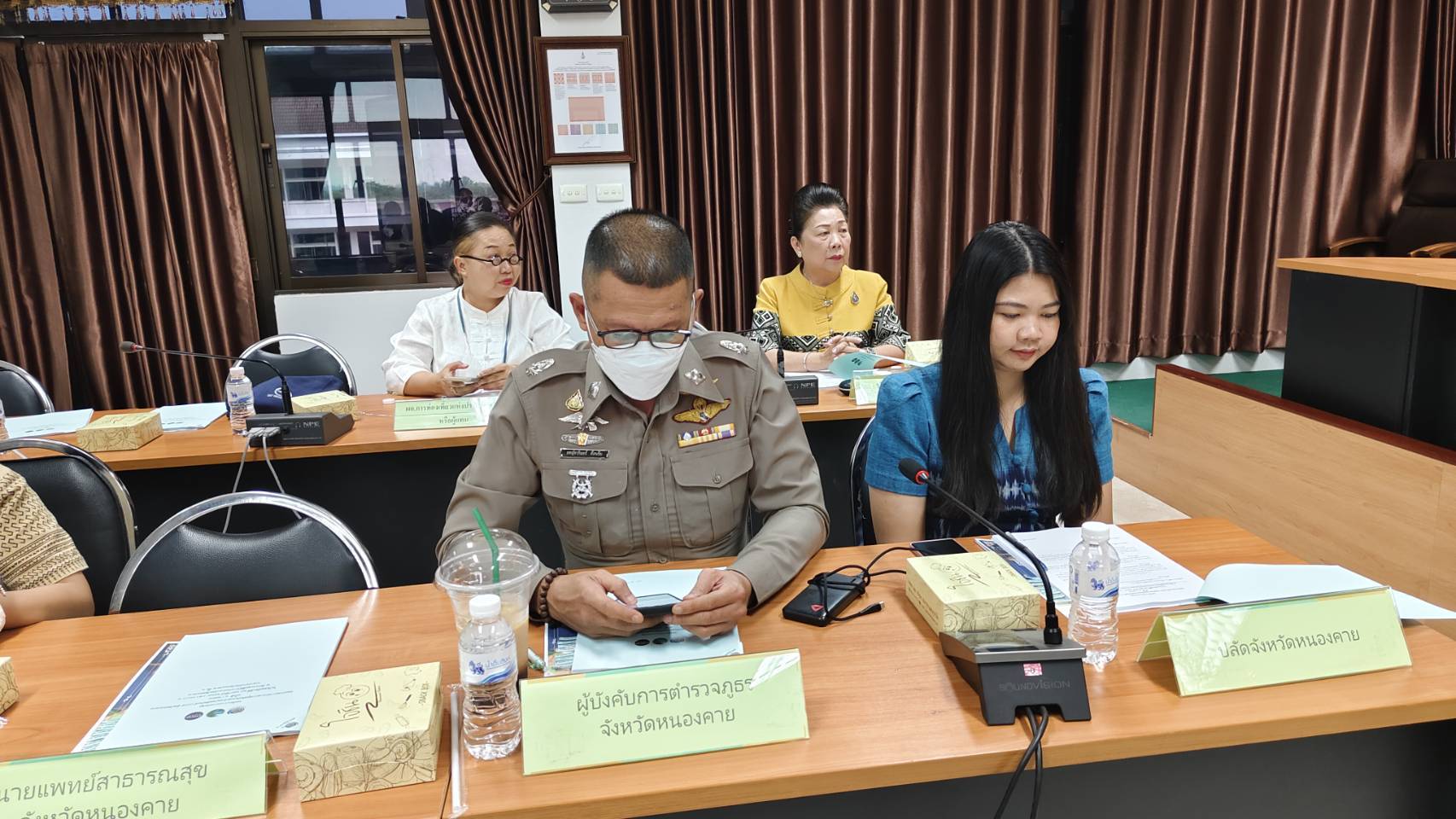 จังหวัดหนองคาย ดำเนินการประชุมคณะกรรมการอำนวยการศูนย์แสดงและจำหน่ายผลิตภัณฑ์ OTOP จังหวัดหนองคาย