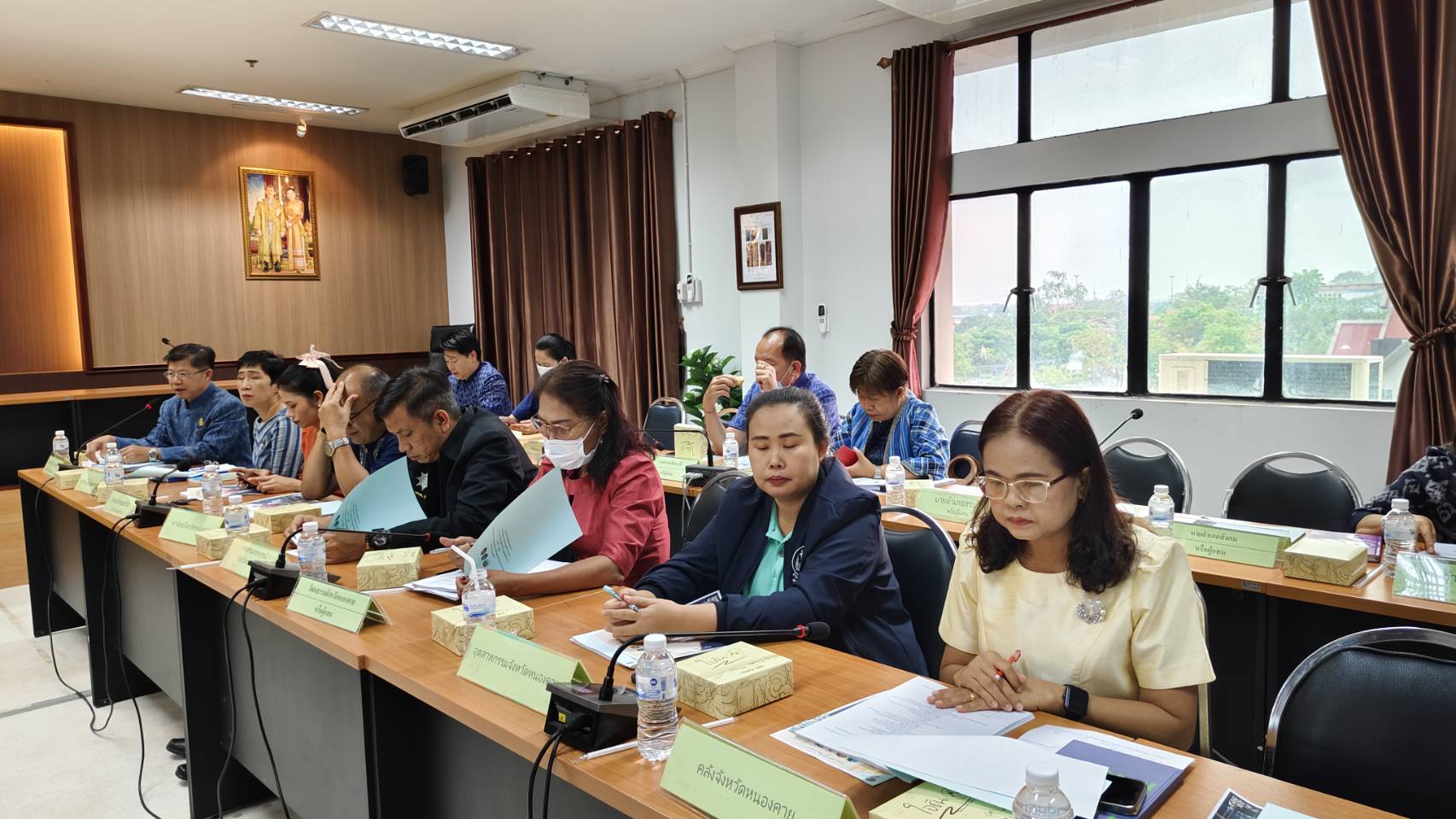 จังหวัดหนองคาย ดำเนินการประชุมคณะกรรมการอำนวยการศูนย์แสดงและจำหน่ายผลิตภัณฑ์ OTOP จังหวัดหนองคาย