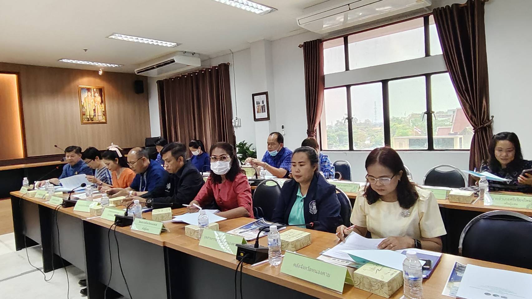 จังหวัดหนองคาย ดำเนินการประชุมคณะกรรมการอำนวยการศูนย์แสดงและจำหน่ายผลิตภัณฑ์ OTOP จังหวัดหนองคาย