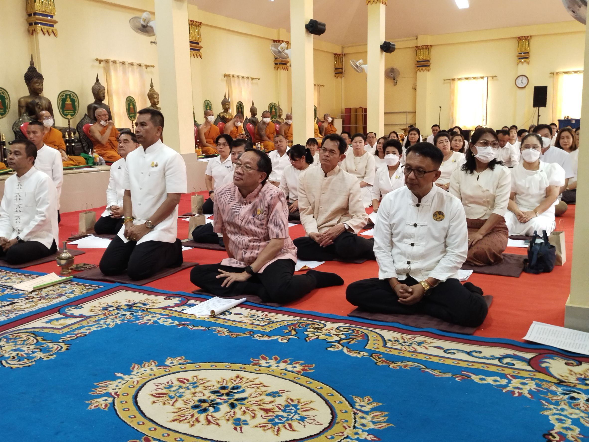 พช.หนองคาย ร่วมพิธีเจริญพระพุทธมนต์เพื่อสวดสาธยายถวายเป็นพระราชกุศล ถวายพระพรชัยมงคลแด่ สมเด็จพระเจ้าลูกเธอ เจ้าฟ้าพัชรกิติยาภา นเรนทิราเทพยวดี กรมหลวงราชสาริณีสิริพัชร มหาวัชรราชธิดา