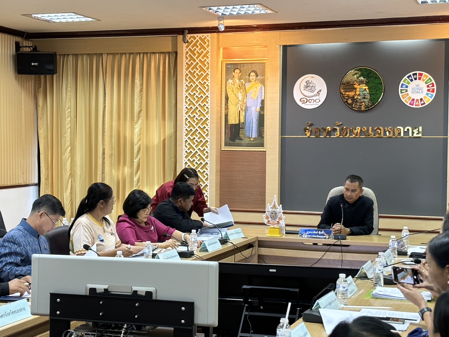 พช.หนองคาย ร่วมการประชุมเตรียมความพร้อมการชี้แจงงบประมาณรายจ่าย ประจำปีงบประมาณ พ.ศ. 2567 งบจังหวัด