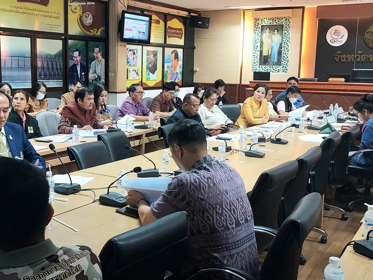 จังหวัดหนองคาย จัดประชุมเตรียมความพร้อมงานจัดงานอนุสาวรีย์ปราบฮ่อ ใต้ร่มพระบารมี 197 ปี เมืองหนองคาย ครั้งที่ 2/2567